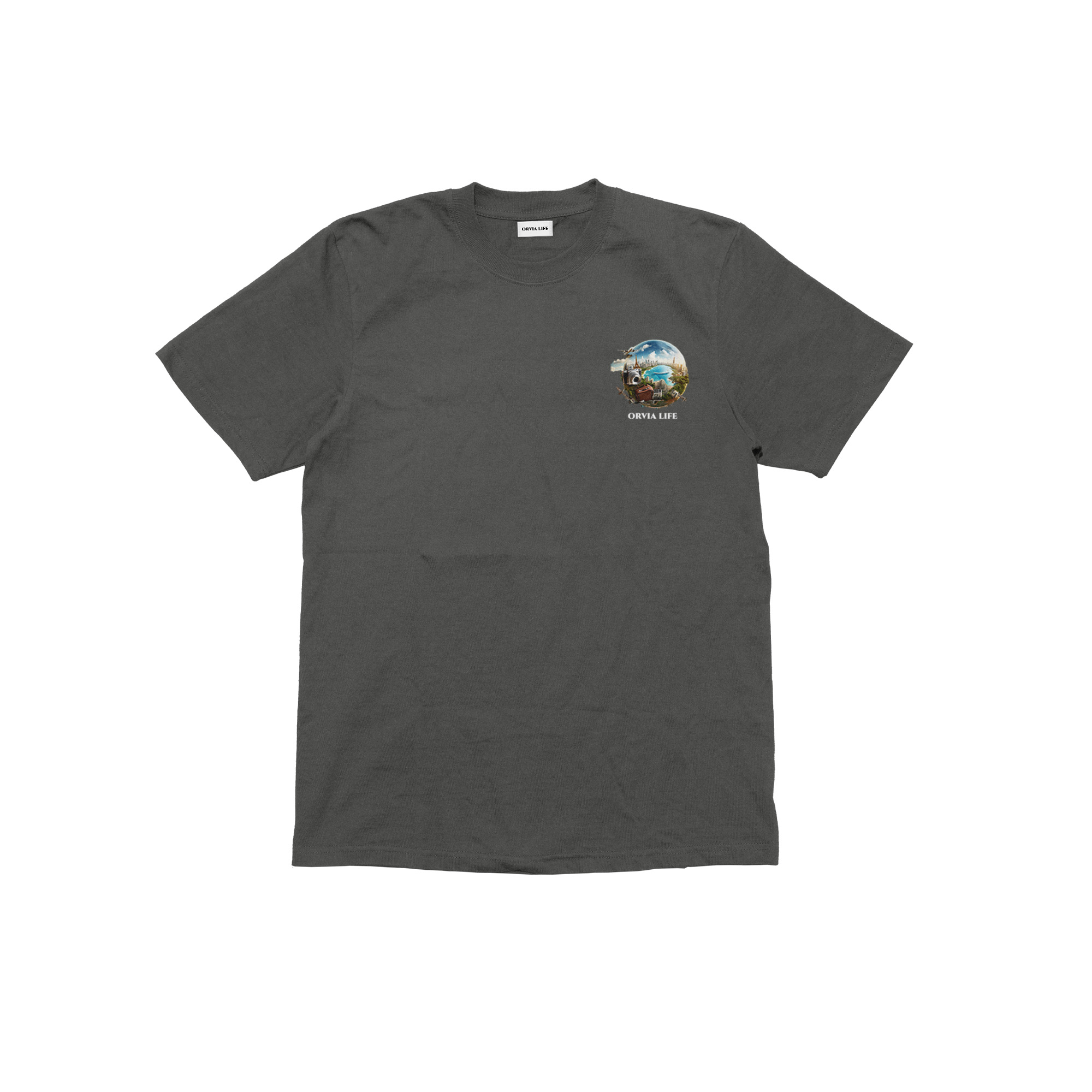 Travel%20-%20Çocuk%20T-shirt%20Antrasit