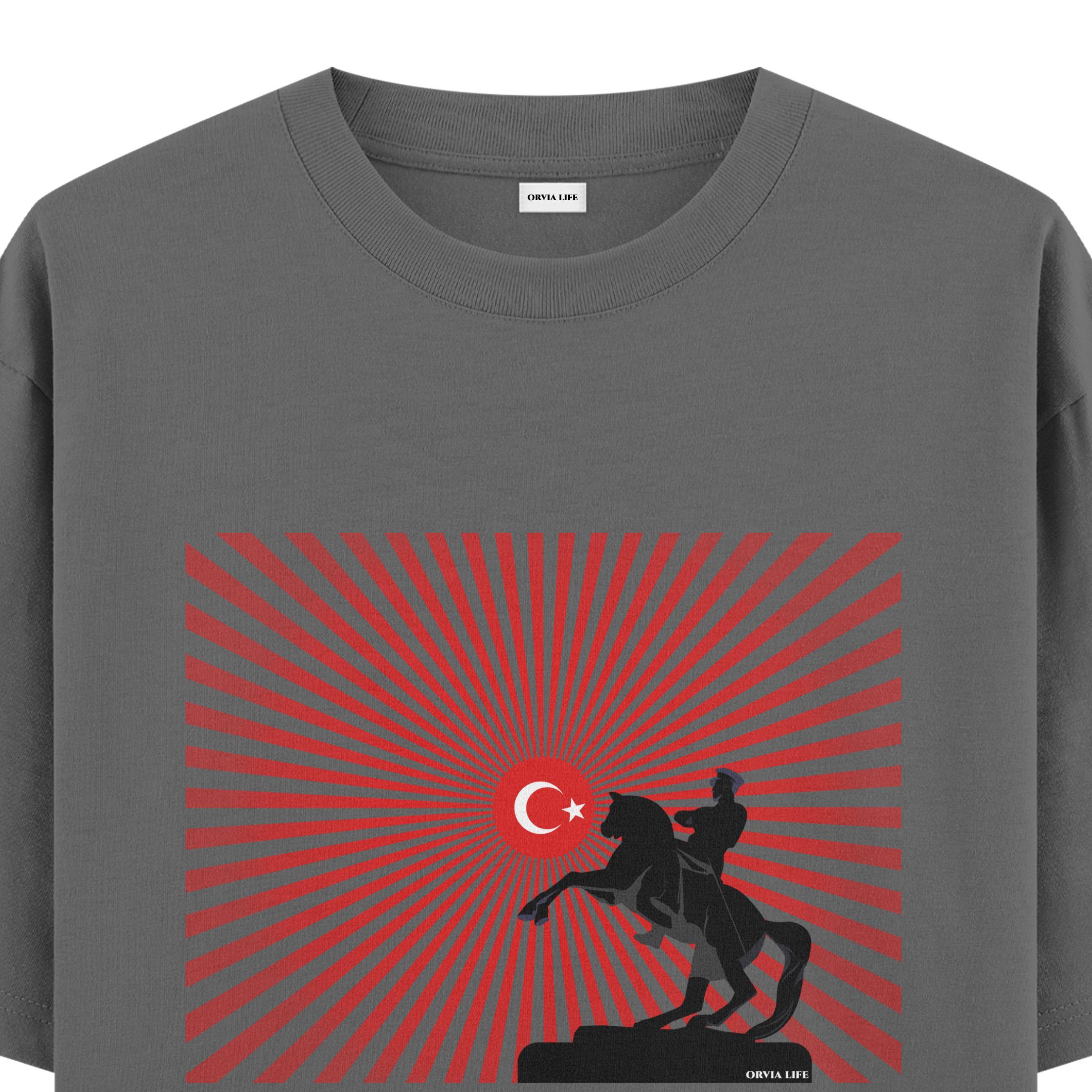 ULU%20ÖNDER%20%20-%20Oversize%20T-shirt%20Antrasit