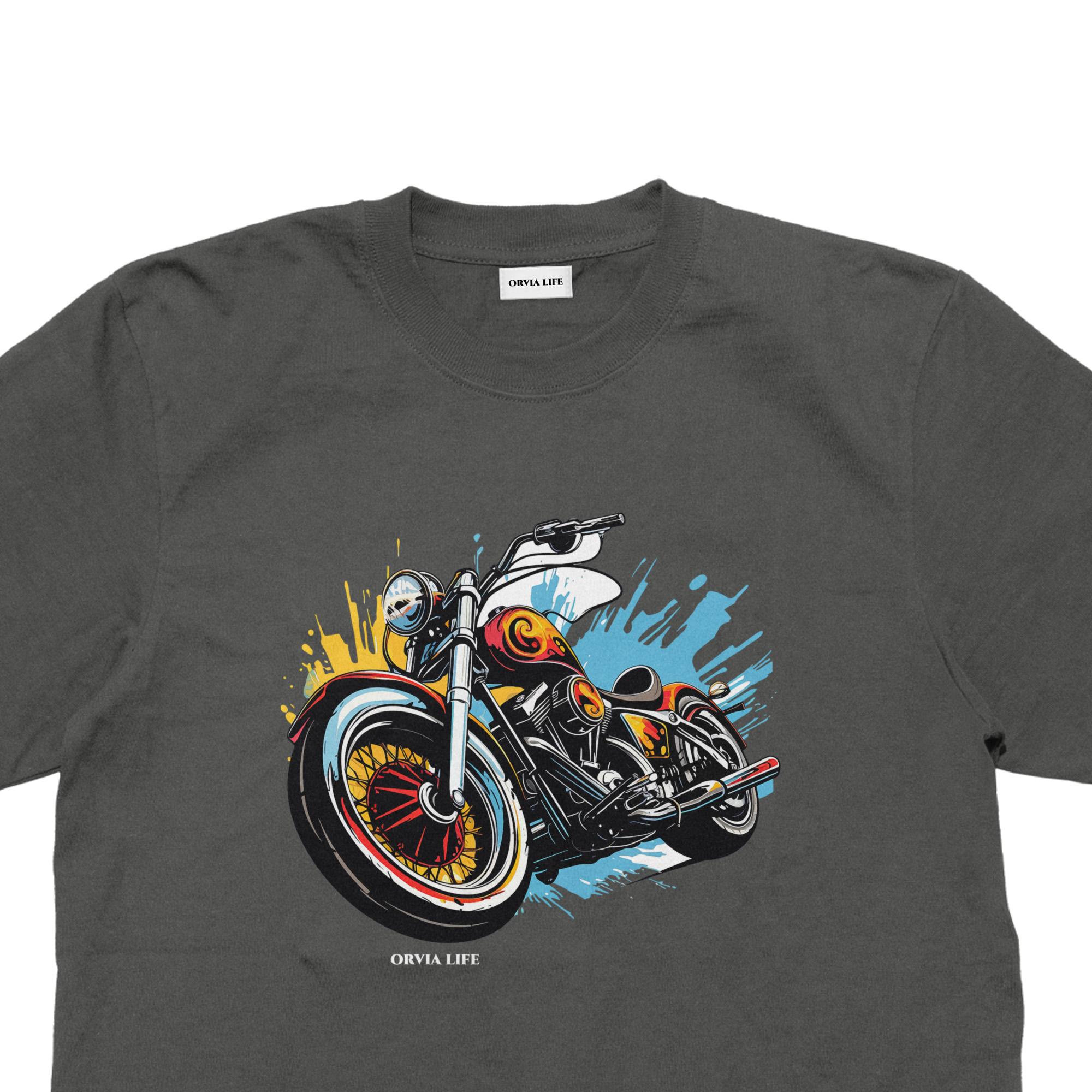 Bike%20-%20Çocuk%20T-shirt%20Antrasit