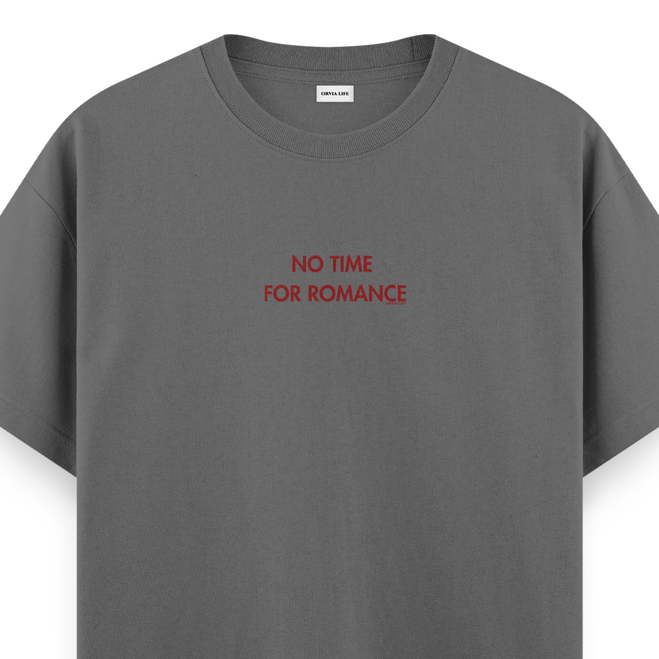 No%20Time%20For%20Romance%20-%20Regular%20T-shirt%20Antrasit