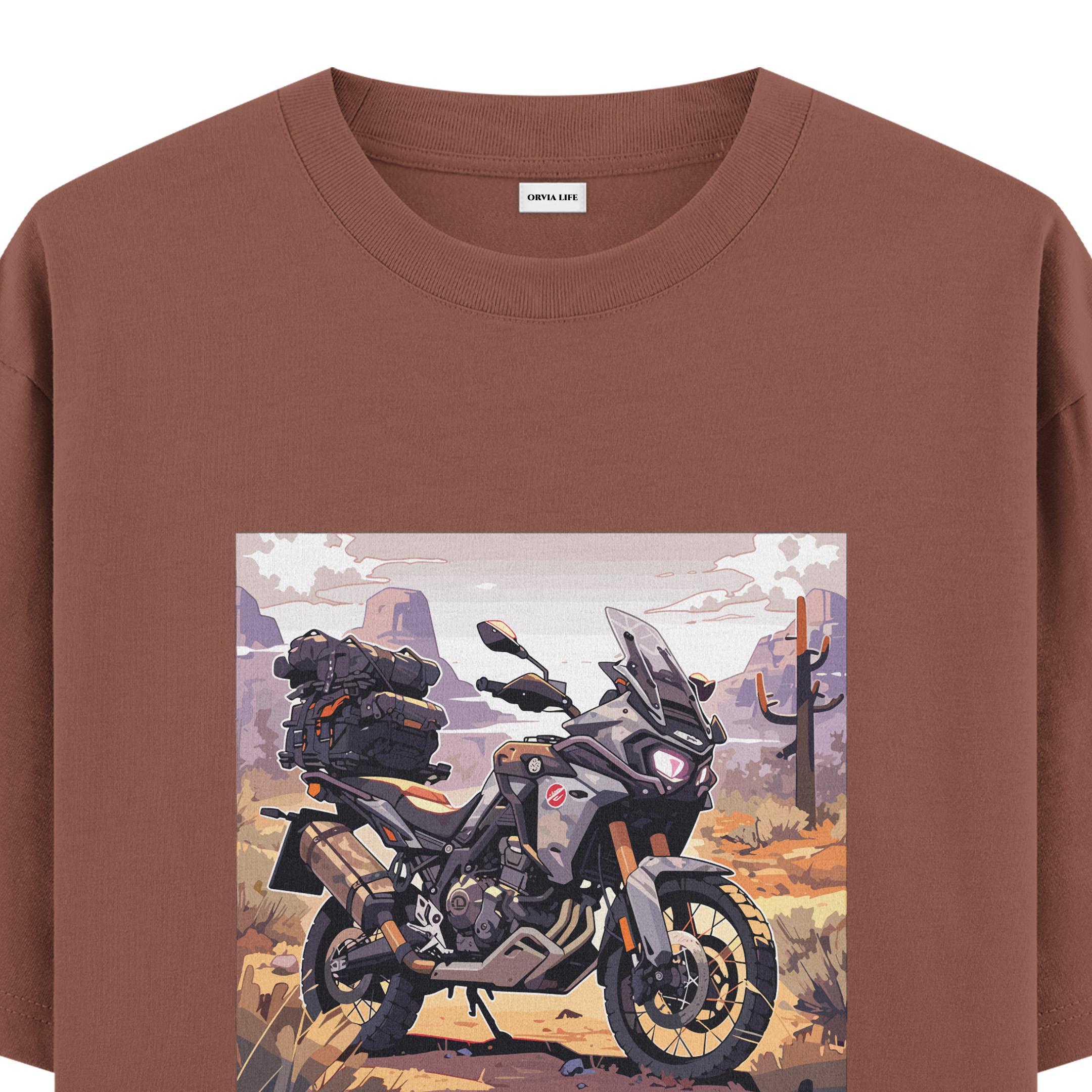 Adventure%20Sport%20-%20Oversize%20T-shirt%20Kahverengi