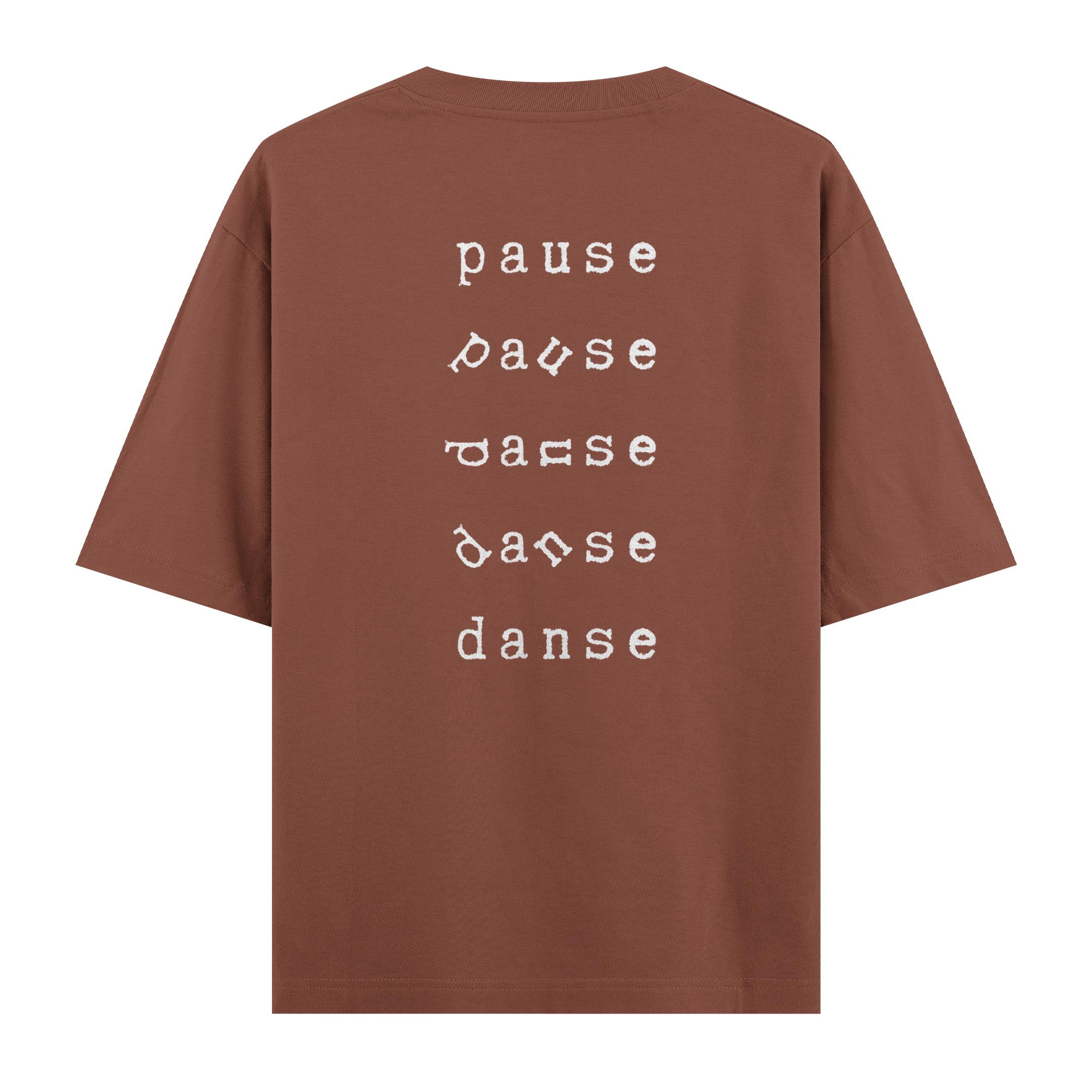 Danse%20-%20Oversize%20T-shirt%20Kahverengi