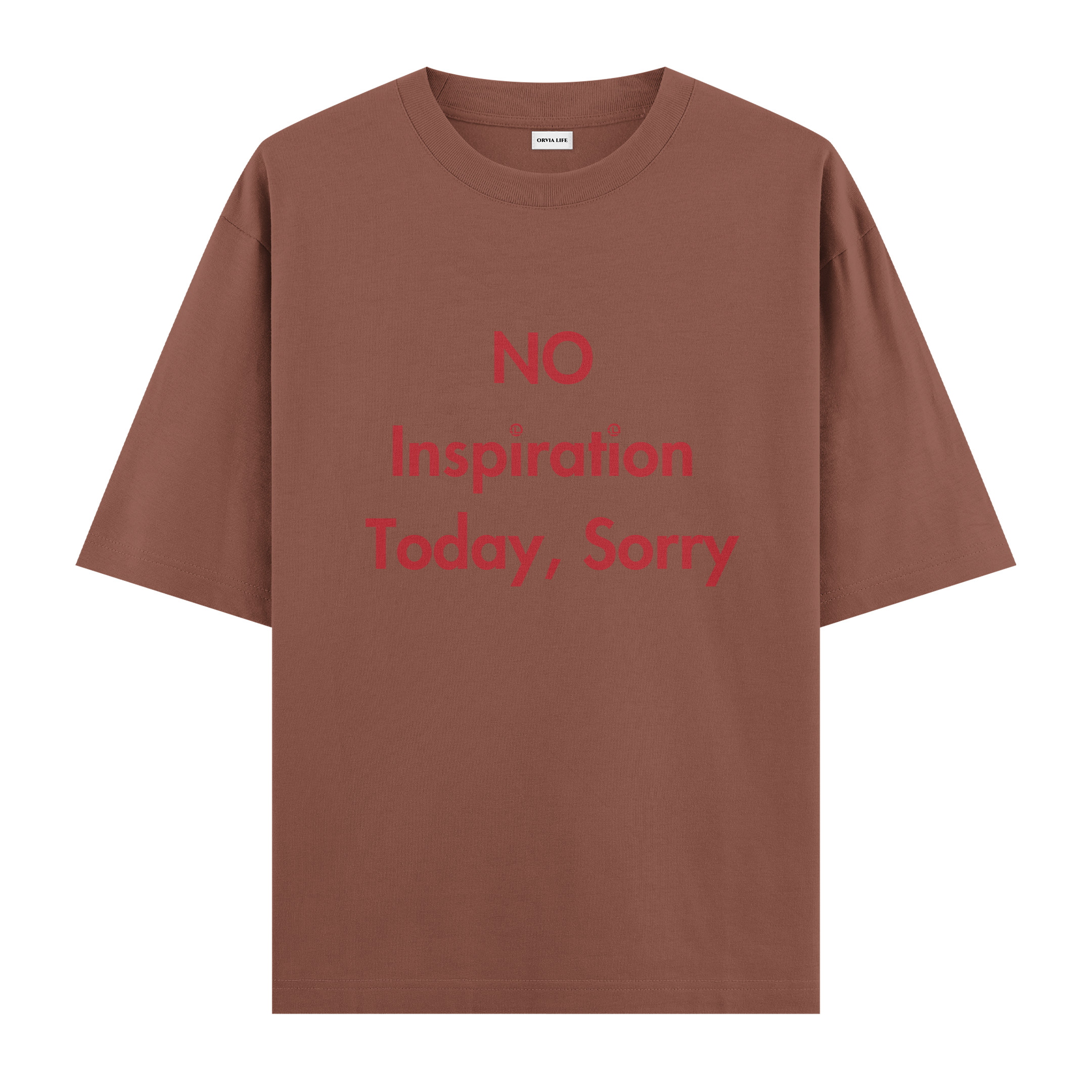 Sorry%20-%20Oversize%20T-shirt%20Kahverengi