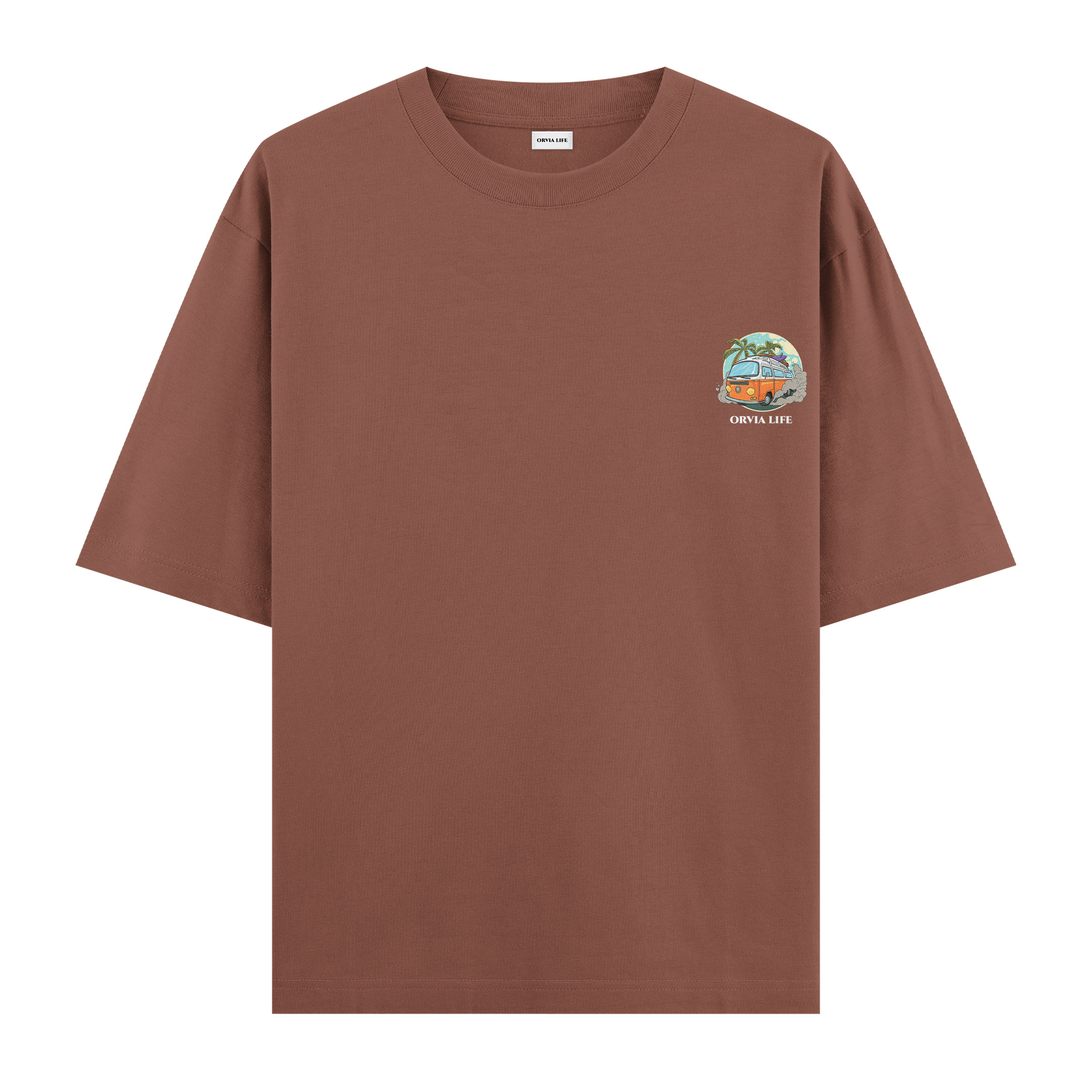 Caravan%20-%20Oversize%20T-shirt%20Kahverengi