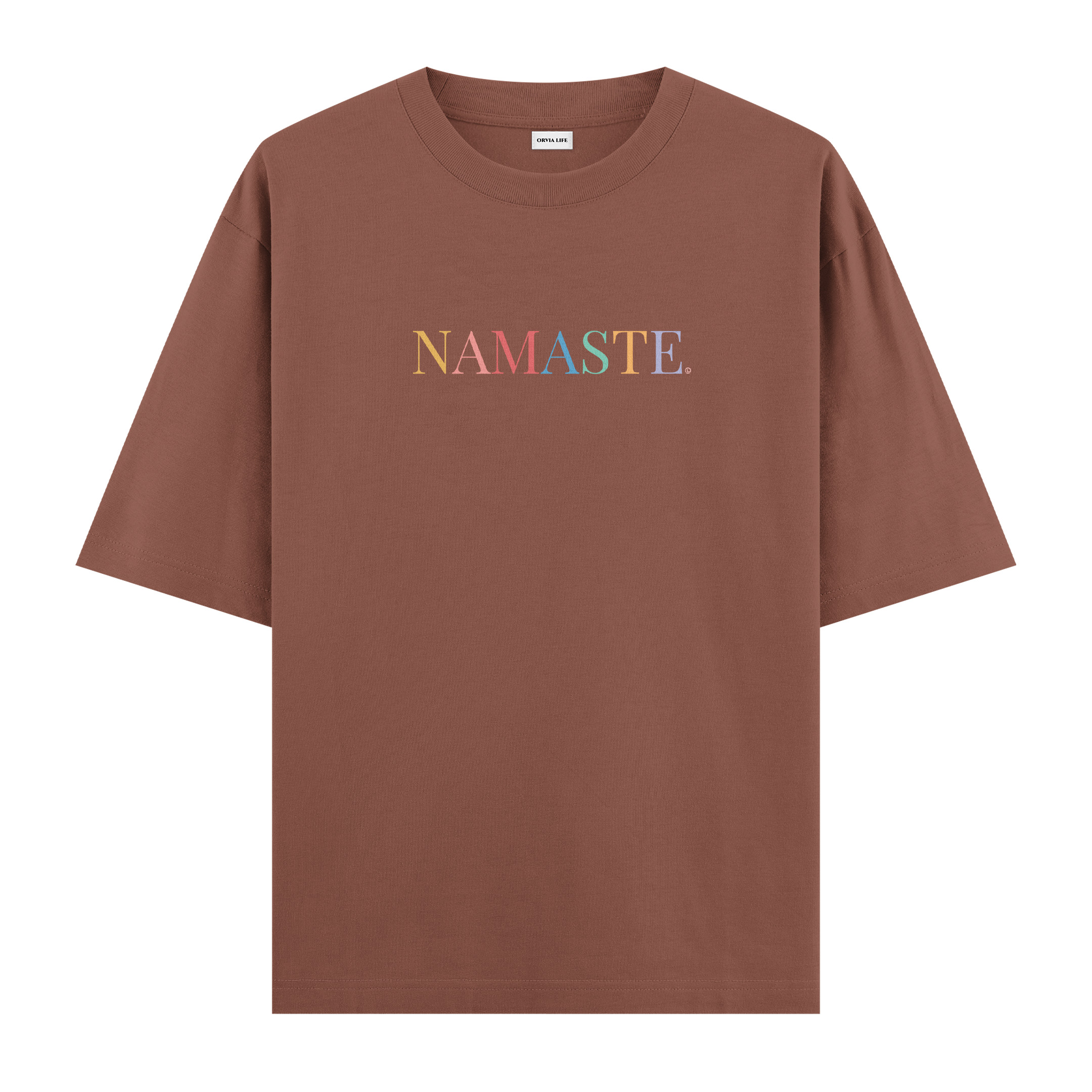 Namaste%20-%20Oversize%20T-shirt%20Kahverengi