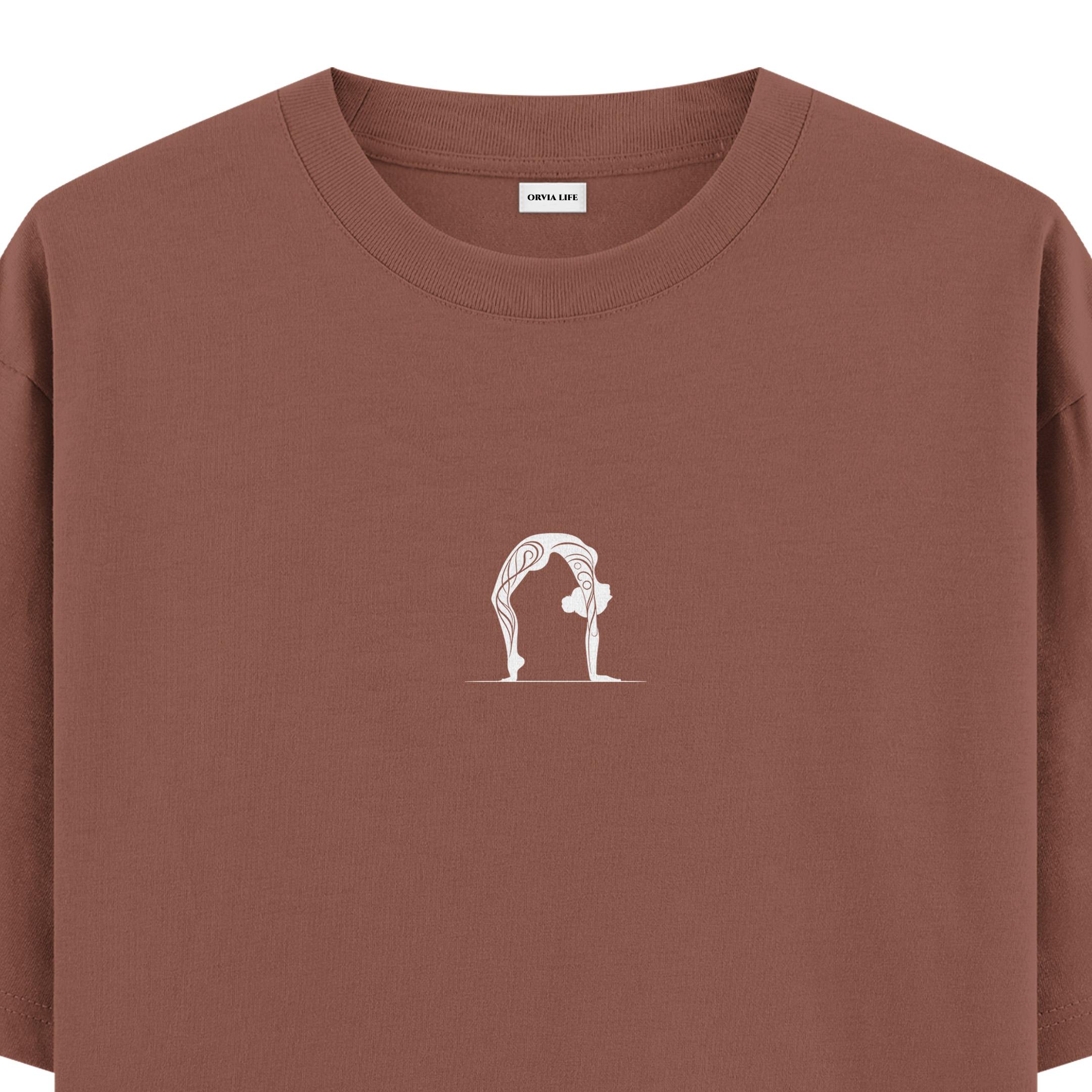 Chakrasana%20-%20Oversize%20T-shirt%20Kahverengi