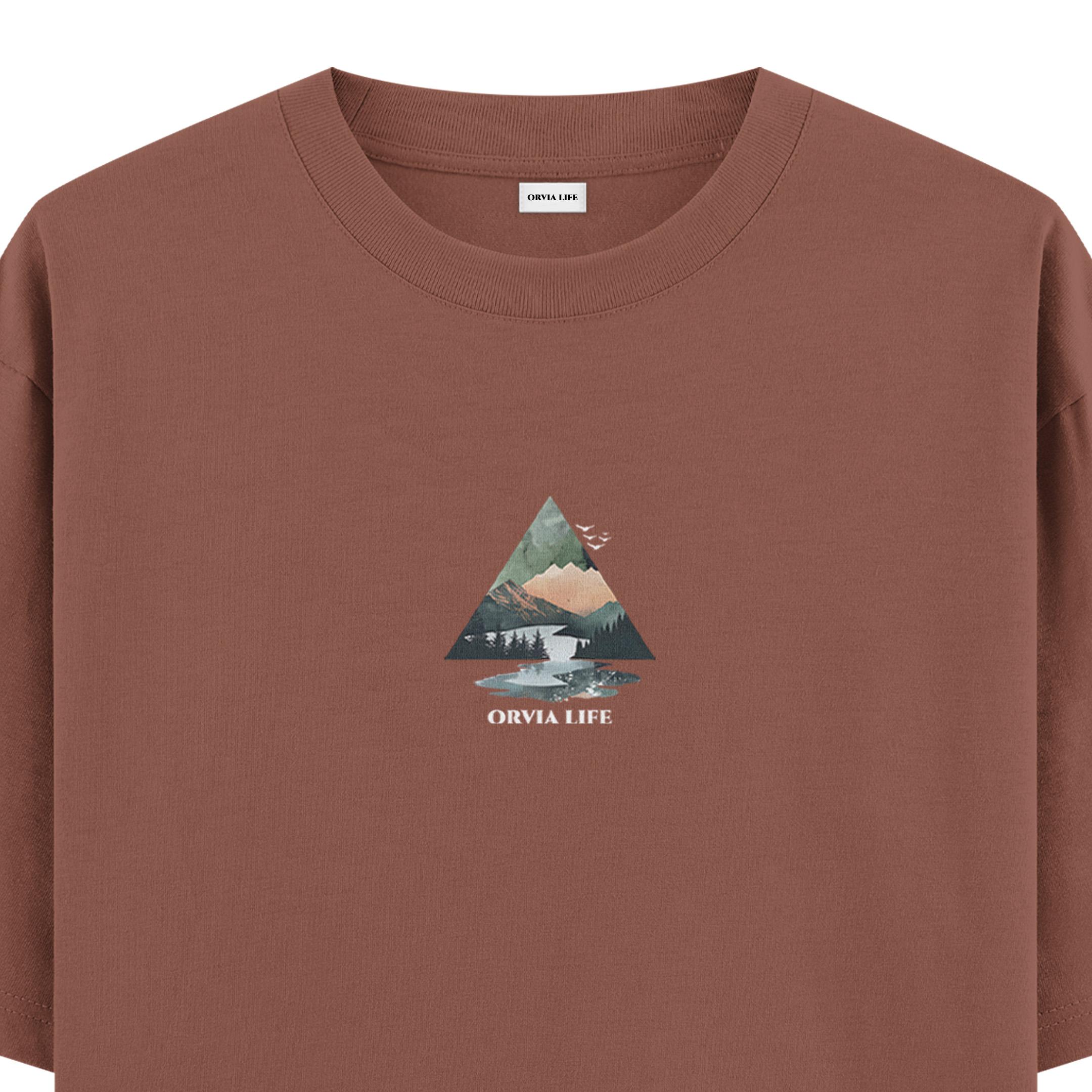 Mountain%20-%20Oversize%20T-shirt%20Kahverengi