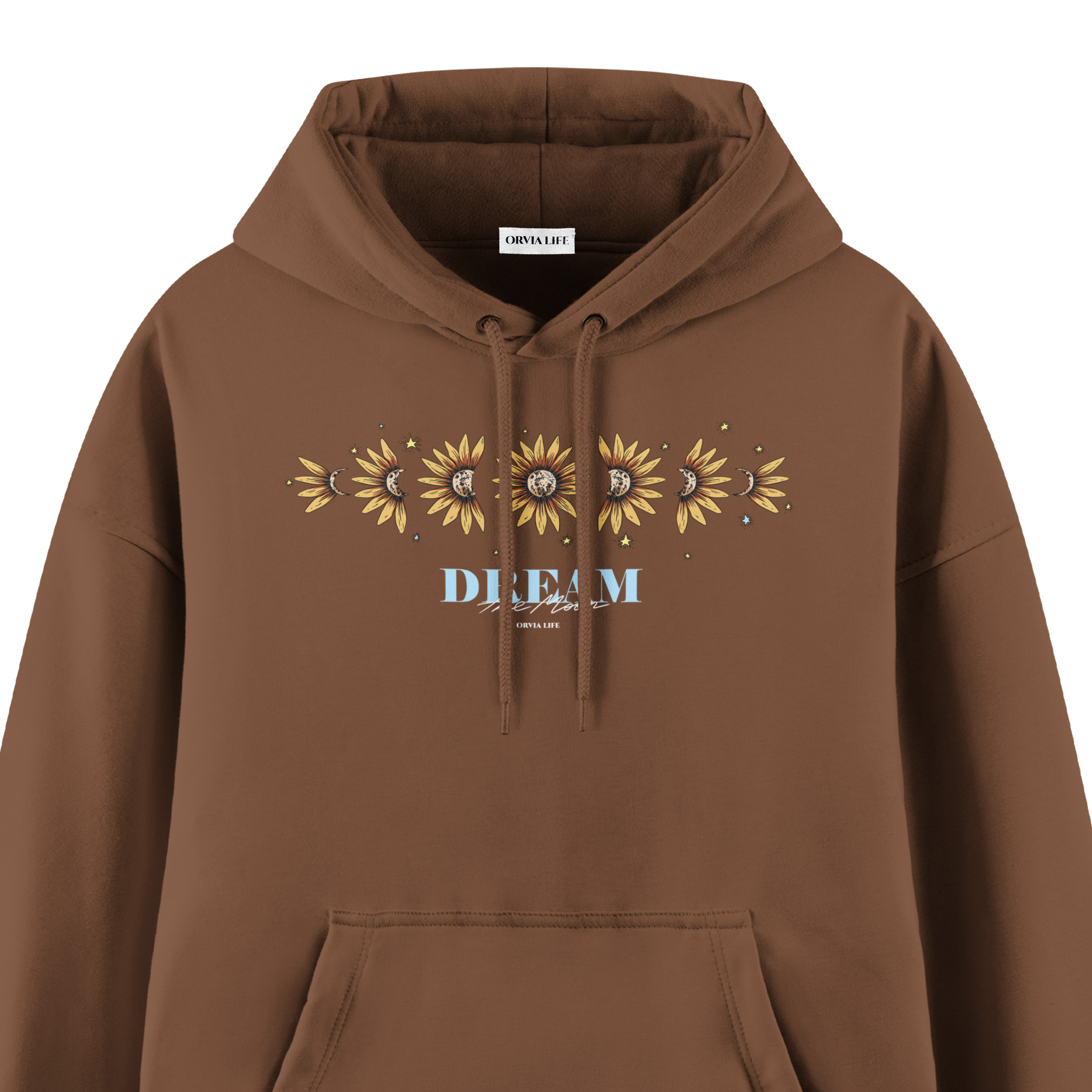 Dream%20The%20Moon%20-%20Premium%20Oversize%20Hoodie%20Kahverengi