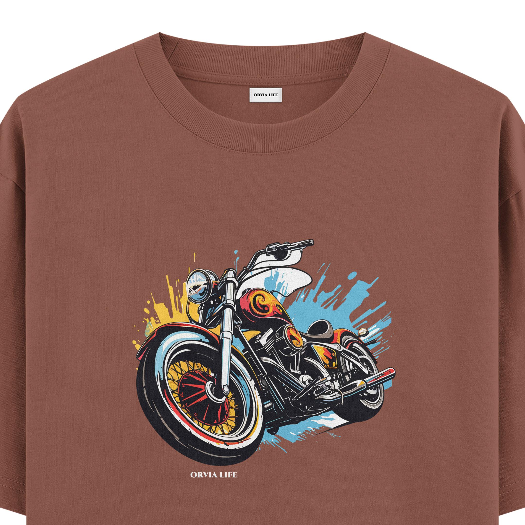 Bike%20-%20Oversize%20T-shirt%20Kahverengi