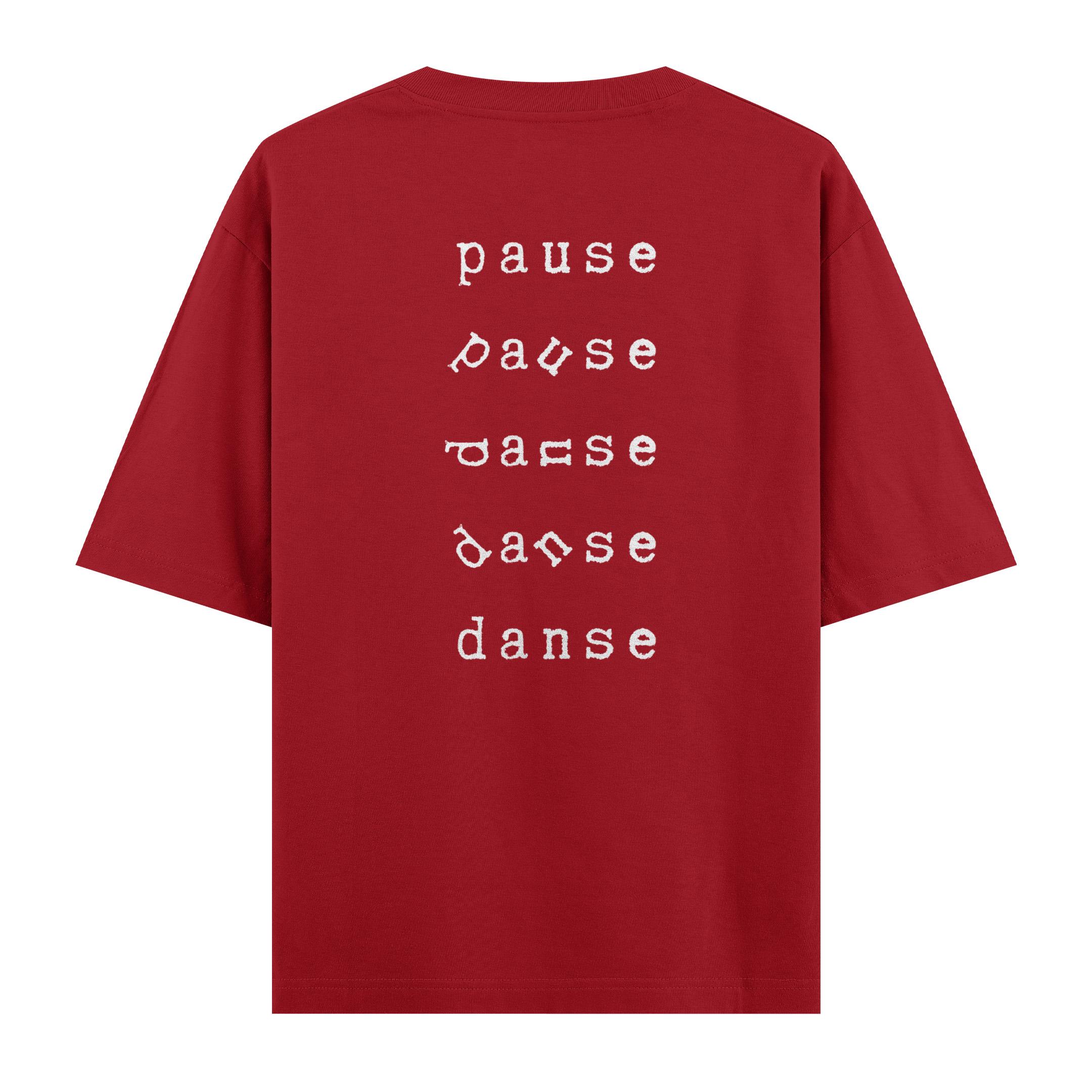 Danse%20-%20Oversize%20T-shirt%20Kırmızı