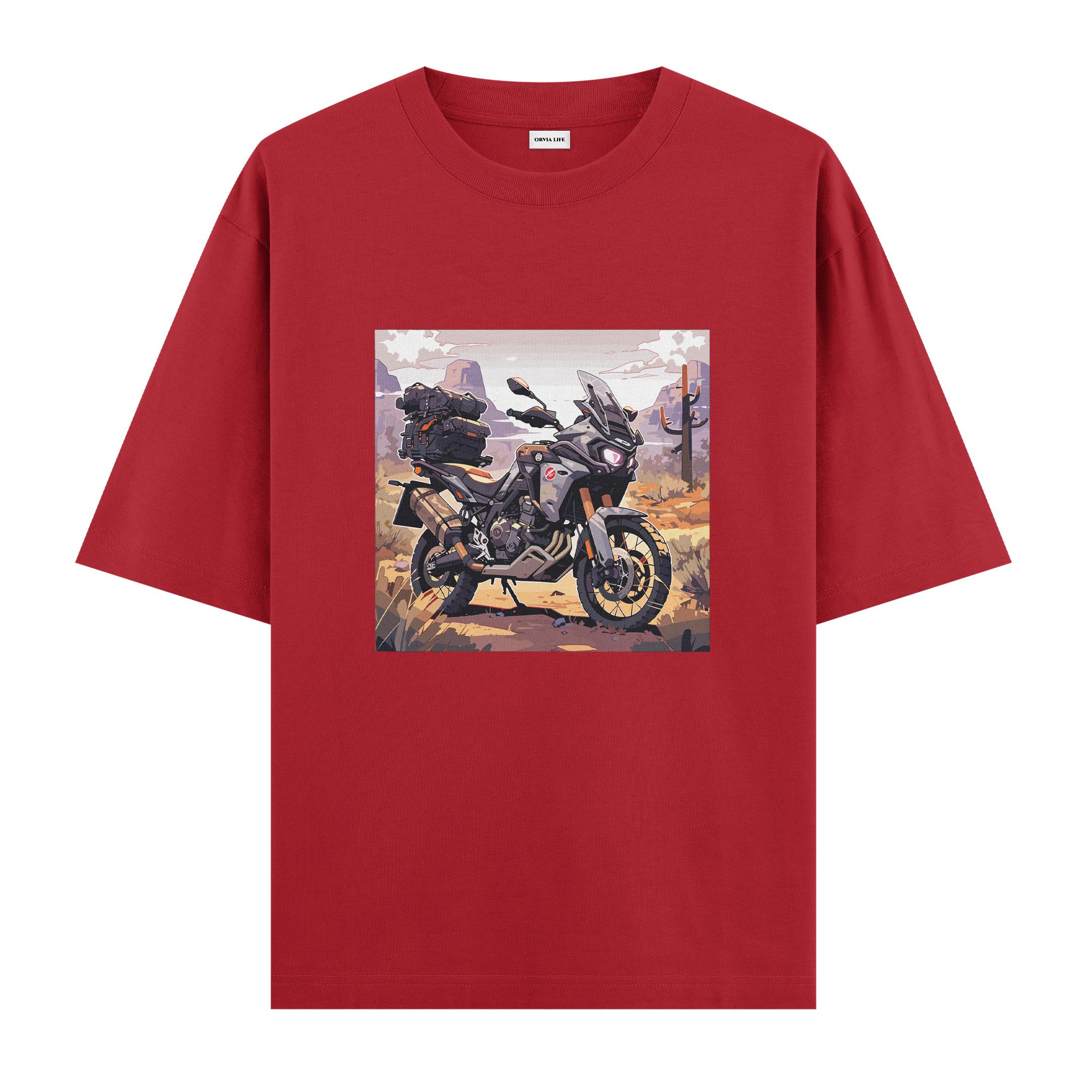 Adventure%20Sport%20-%20Oversize%20T-shirt%20Kırmızı