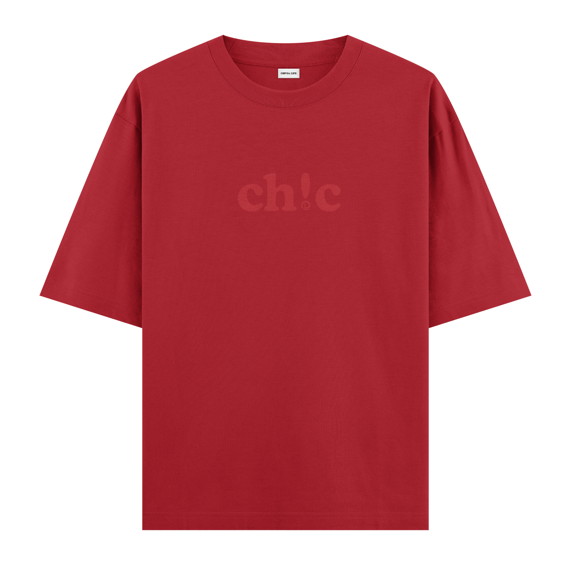 Ch!c%20-%20Oversize%20T-shirt%20Kırmızı