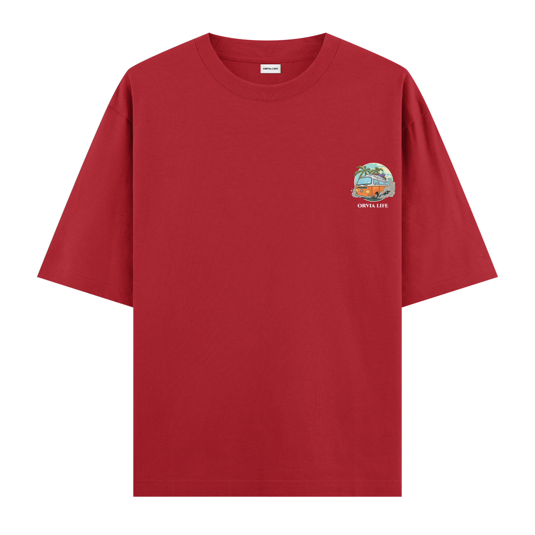 Caravan%20-%20Oversize%20T-shirt%20Kırmızı