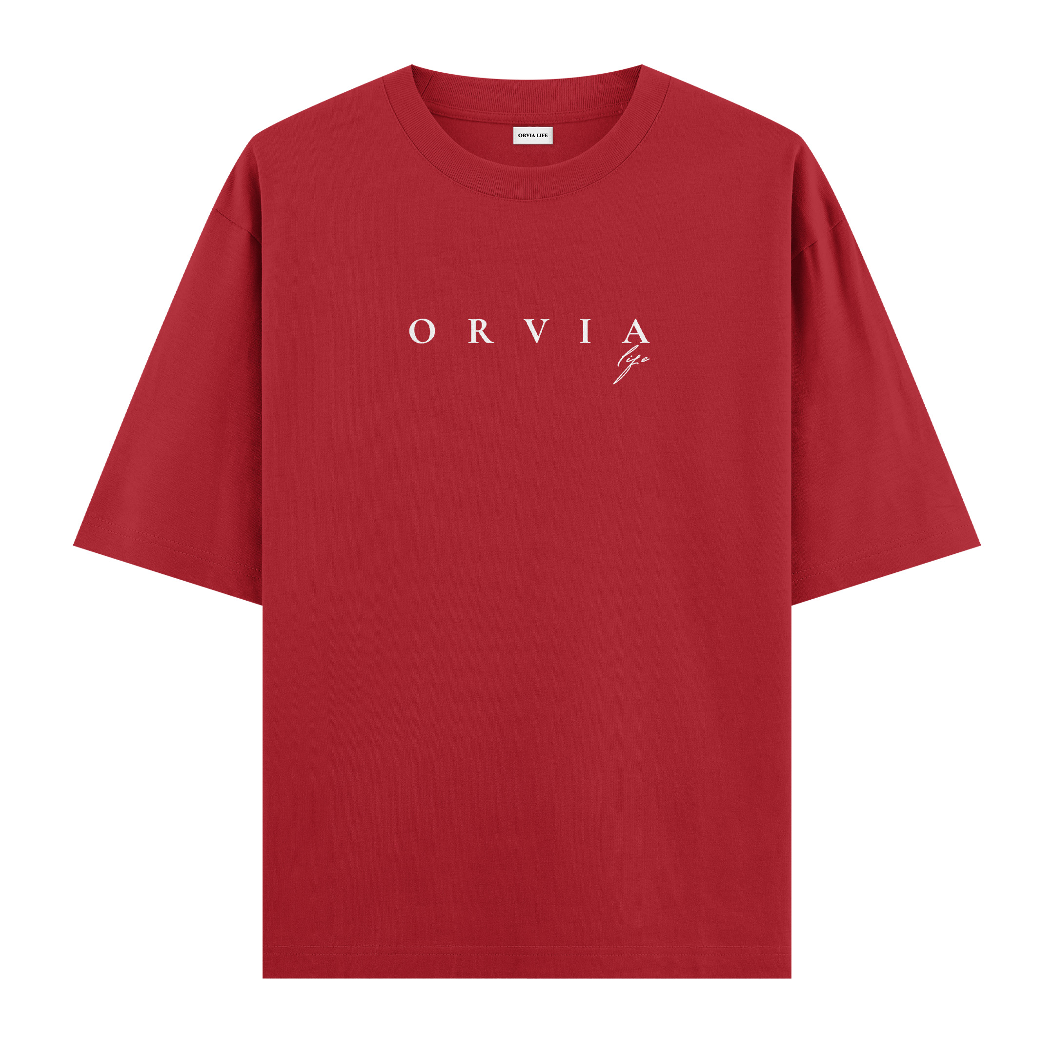 Orvialife%20-%20Oversize%20T-shirt%20Kırmızı