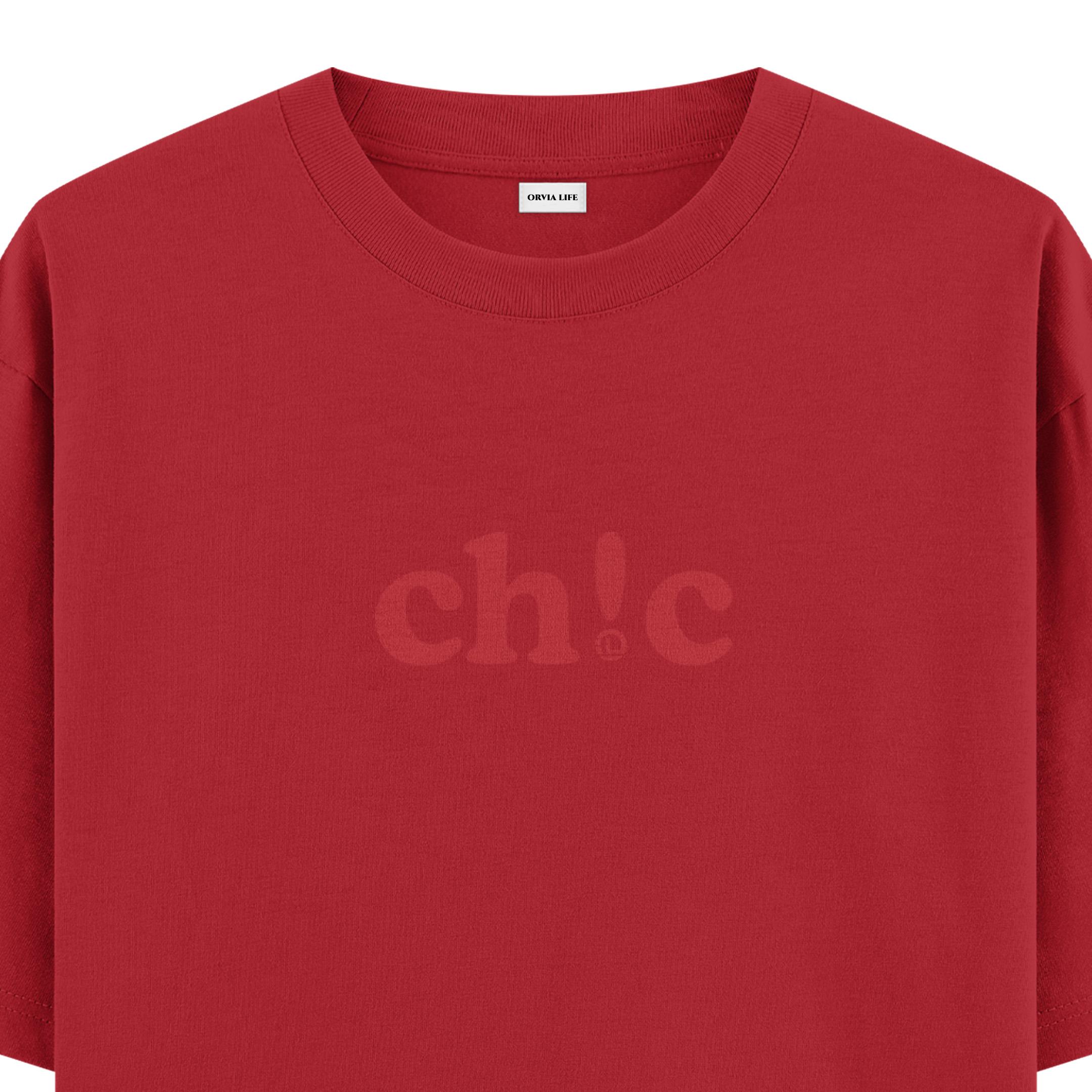 Ch!c%20-%20Oversize%20T-shirt%20Kırmızı