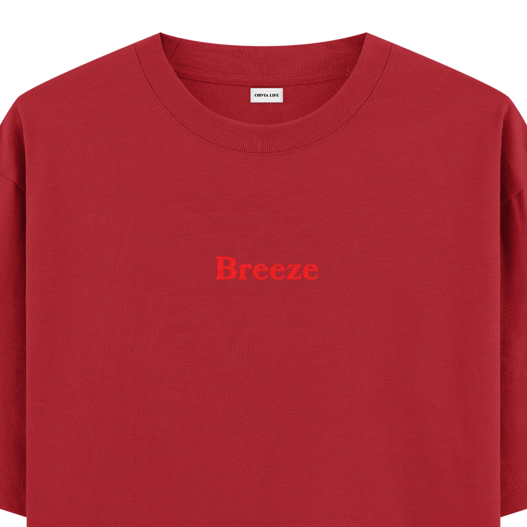 Breeze%20-%20Oversize%20T-shirt%20Kırmızı