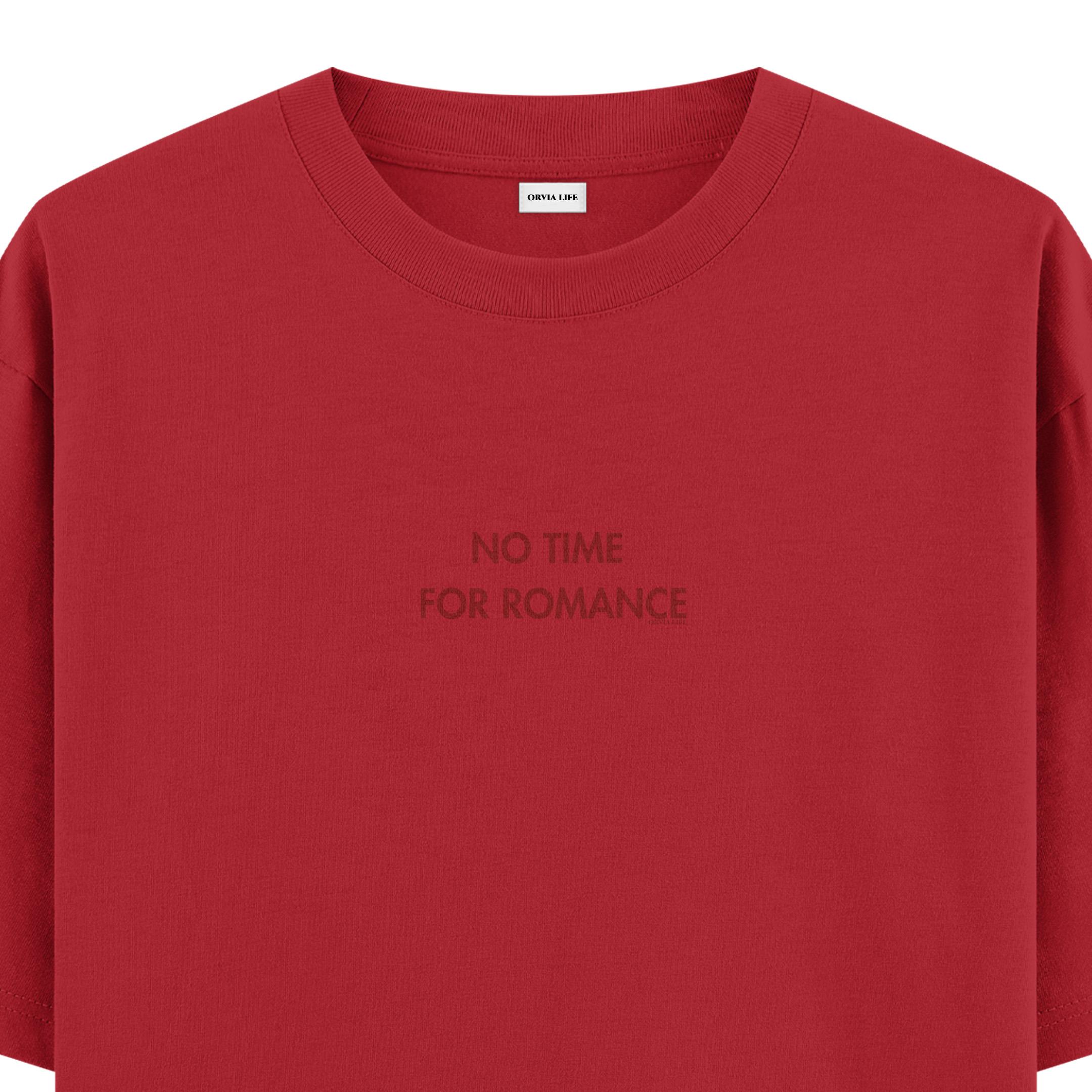 No%20Time%20For%20Romance%20-%20Oversize%20T-shirt%20Kırmızı