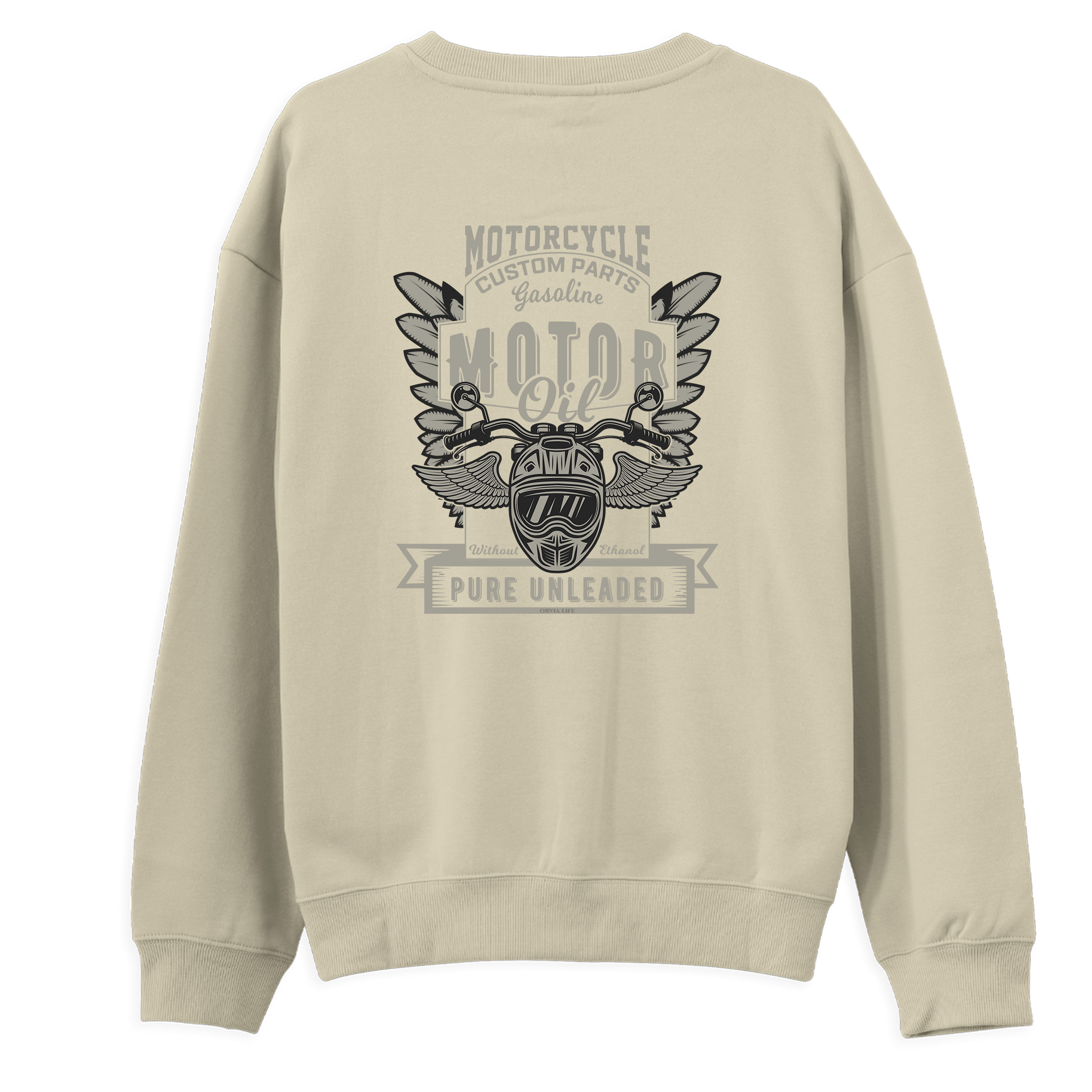 Motorcycle%20Custom%20Parts%20-%20Regular%20Sweatshirt%20Krem