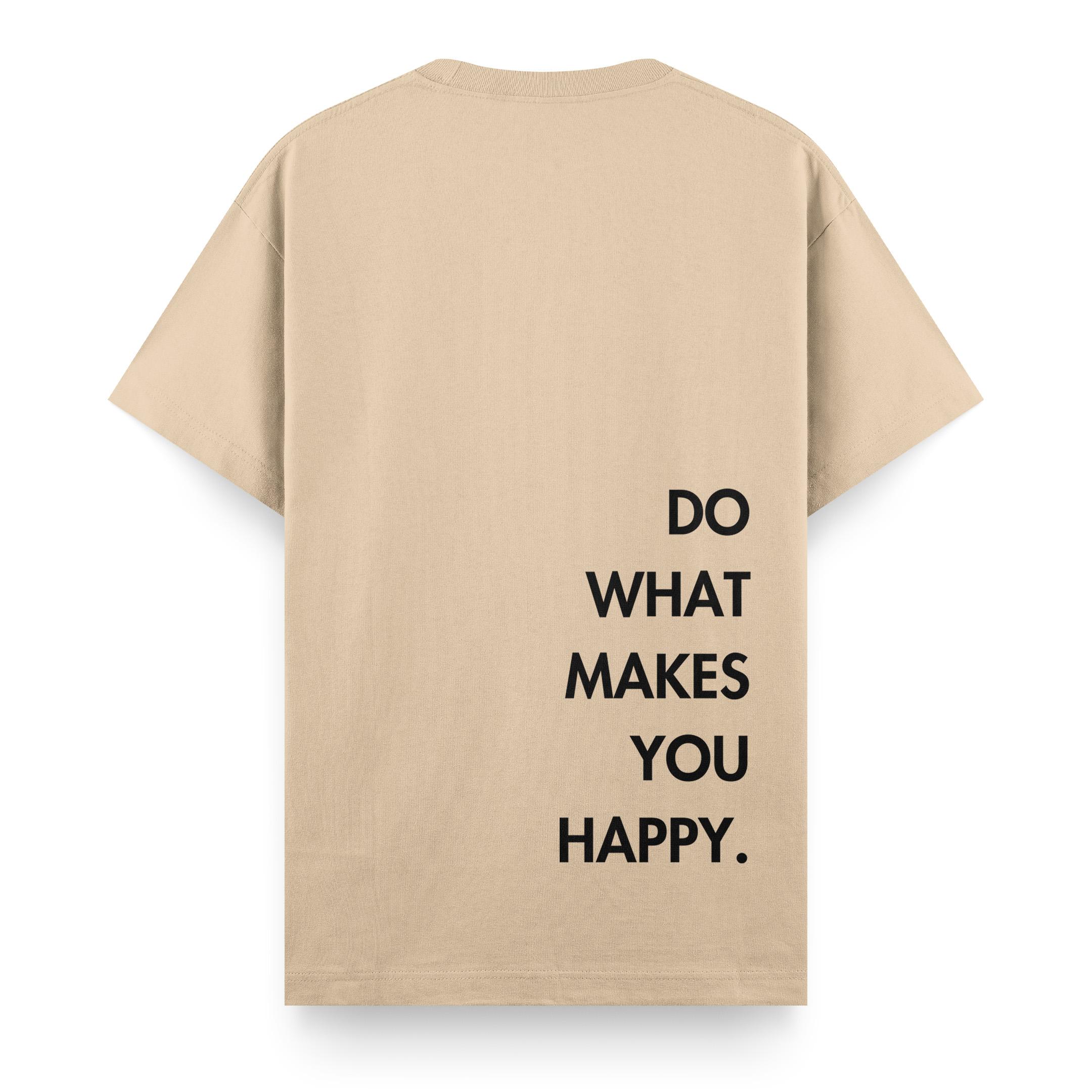 Do%20What%20Makes%20You%20Happy%20-%20Regular%20T-shirt%20Krem