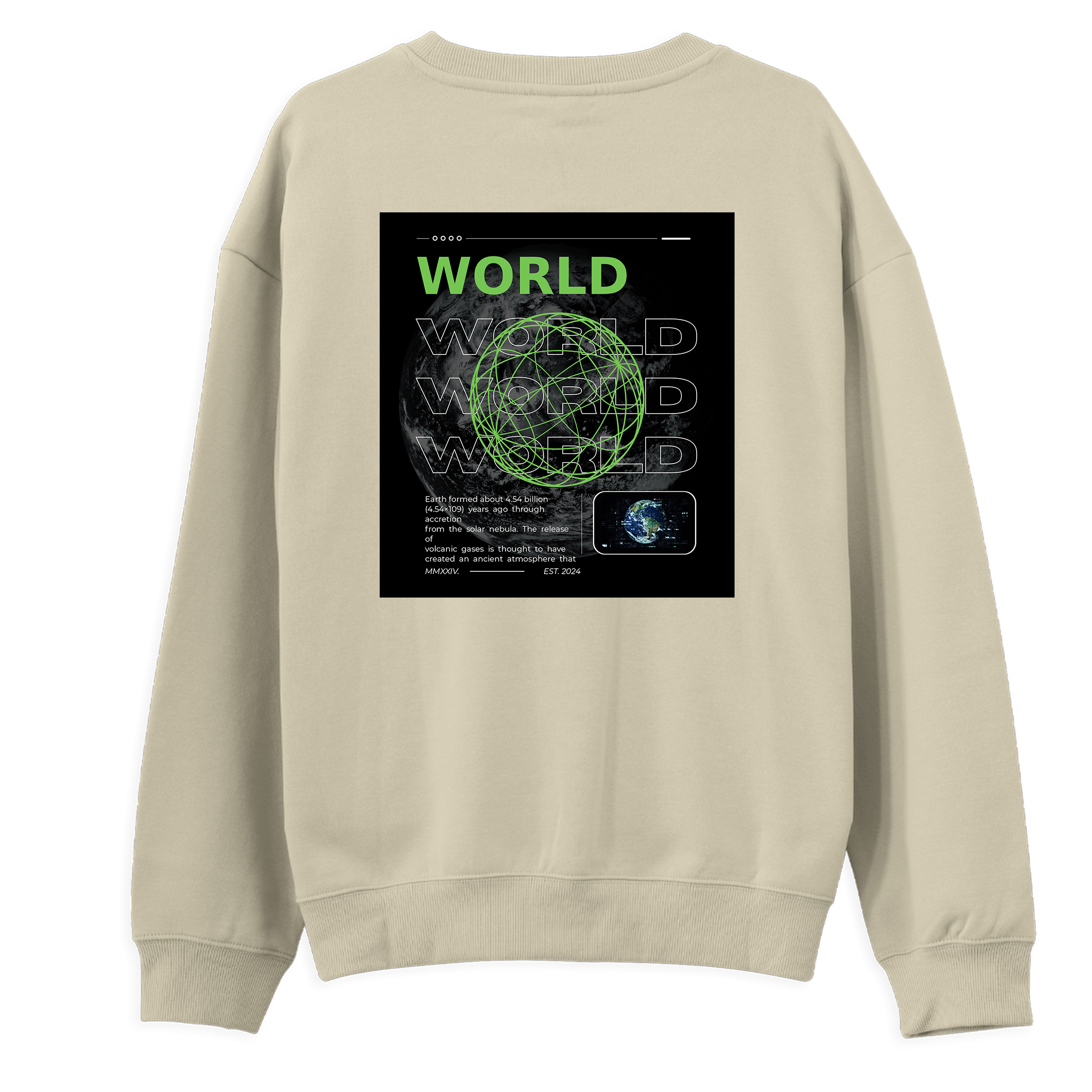 World%20-%20Regular%20Sweatshirt%20Krem