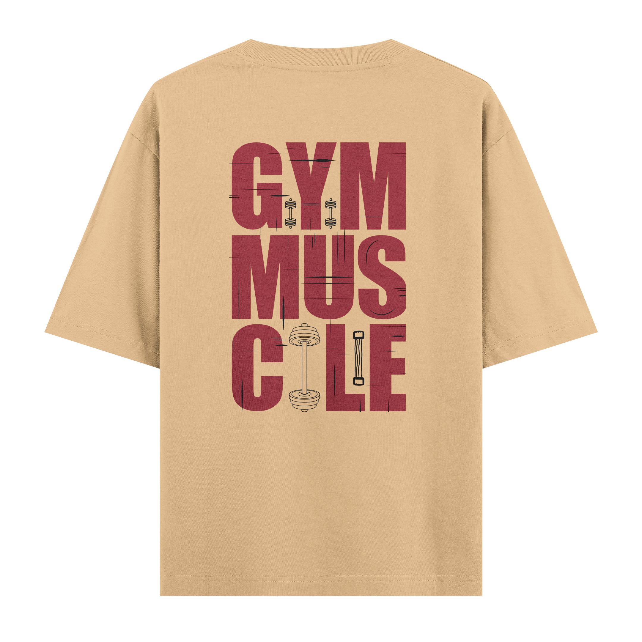 GYM%20Muscle%20-%20Oversize%20T-shirt%20Krem