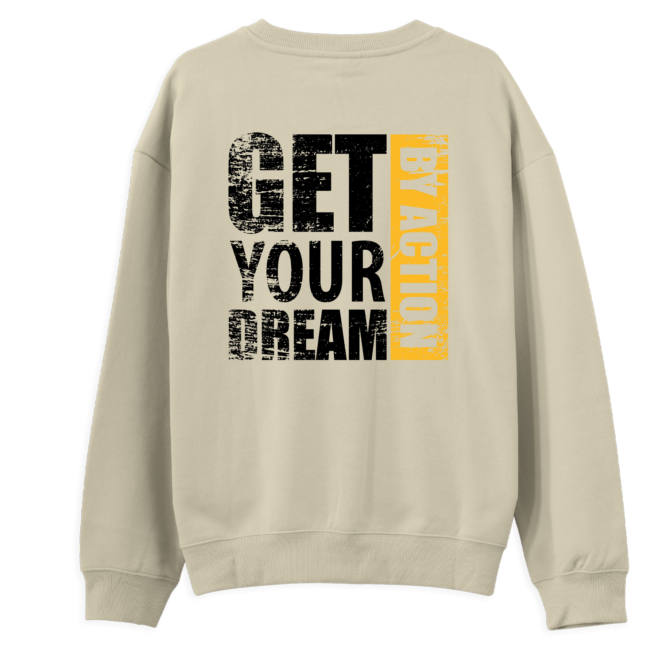 Get%20Your%20Dream%20By%20Action%20-%20Regular%20Sweatshirt%20Krem