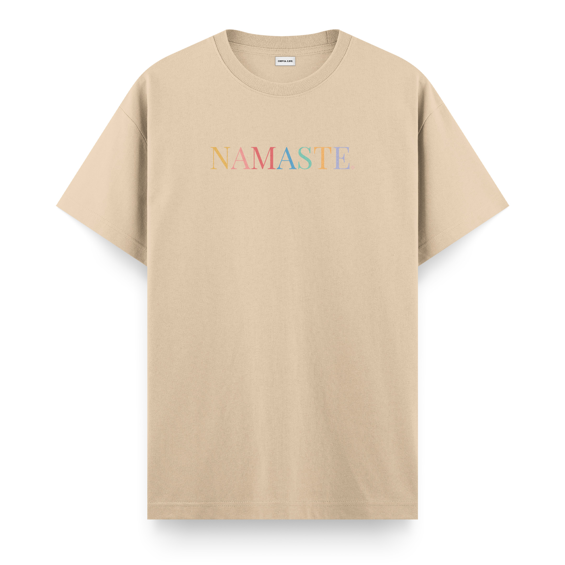 Namaste%20-%20Regular%20T-shirt%20Krem