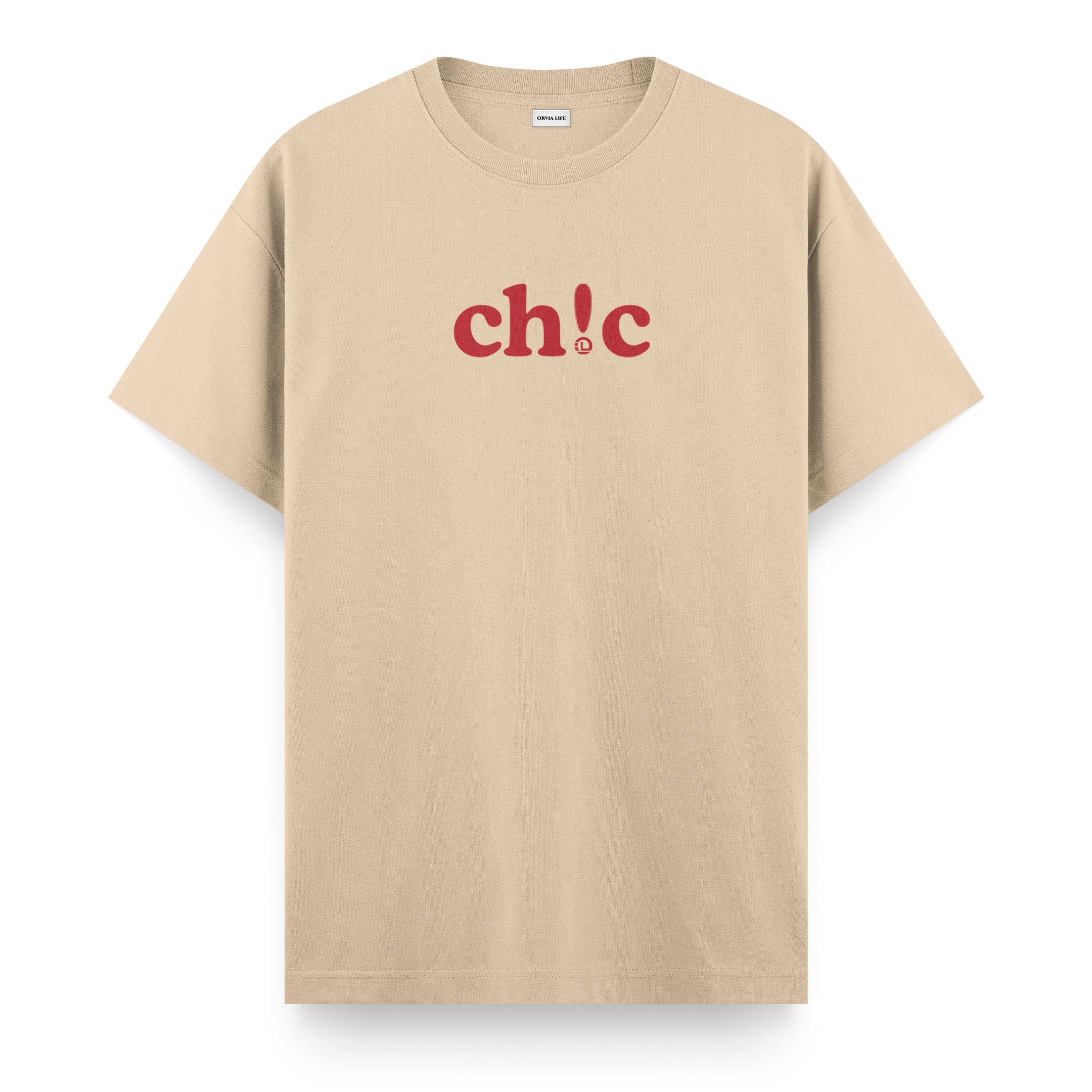 Ch!c%20-%20Regular%20T-shirt%20Krem