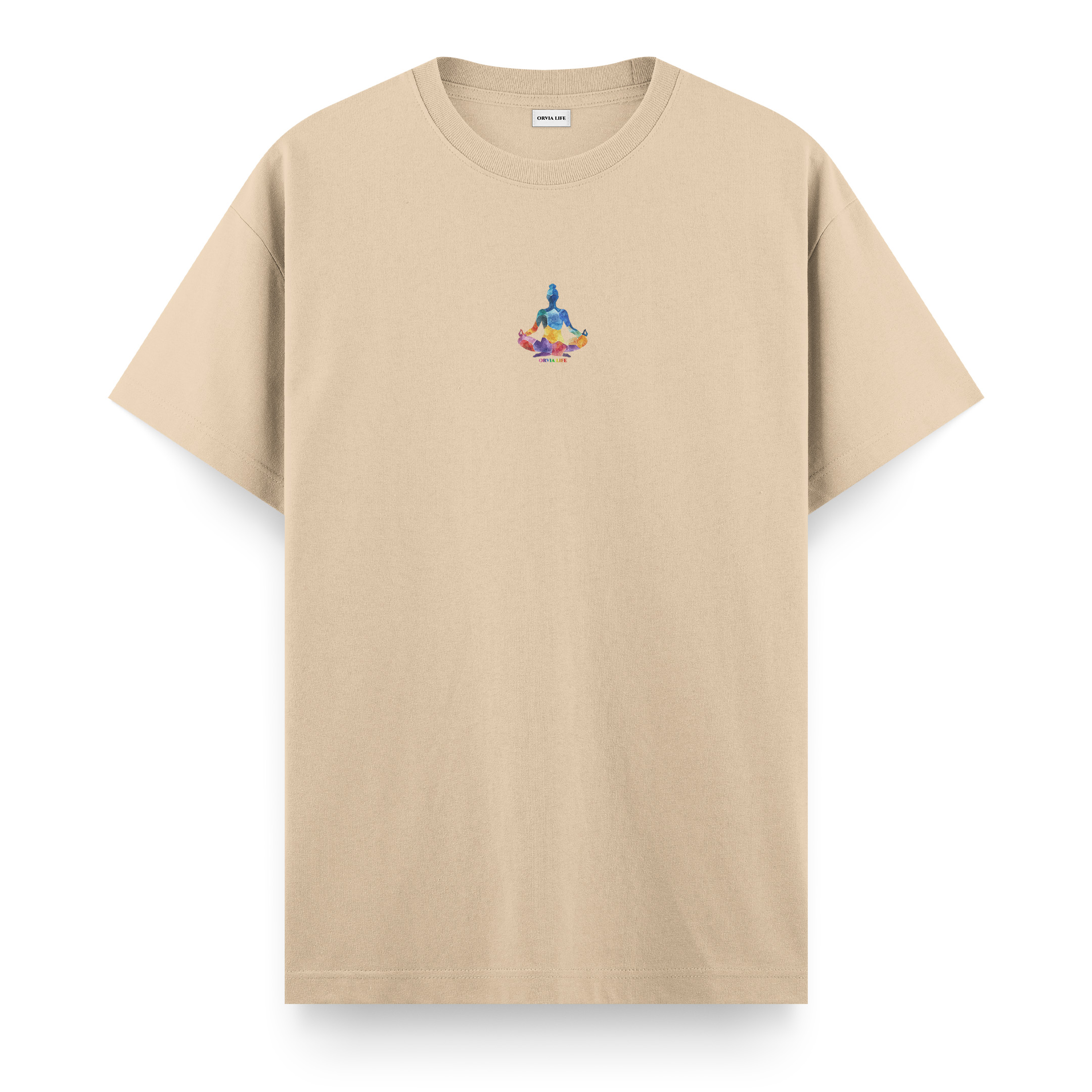 Meditation%20Chakra%20-%20Regular%20T-shirt%20Krem