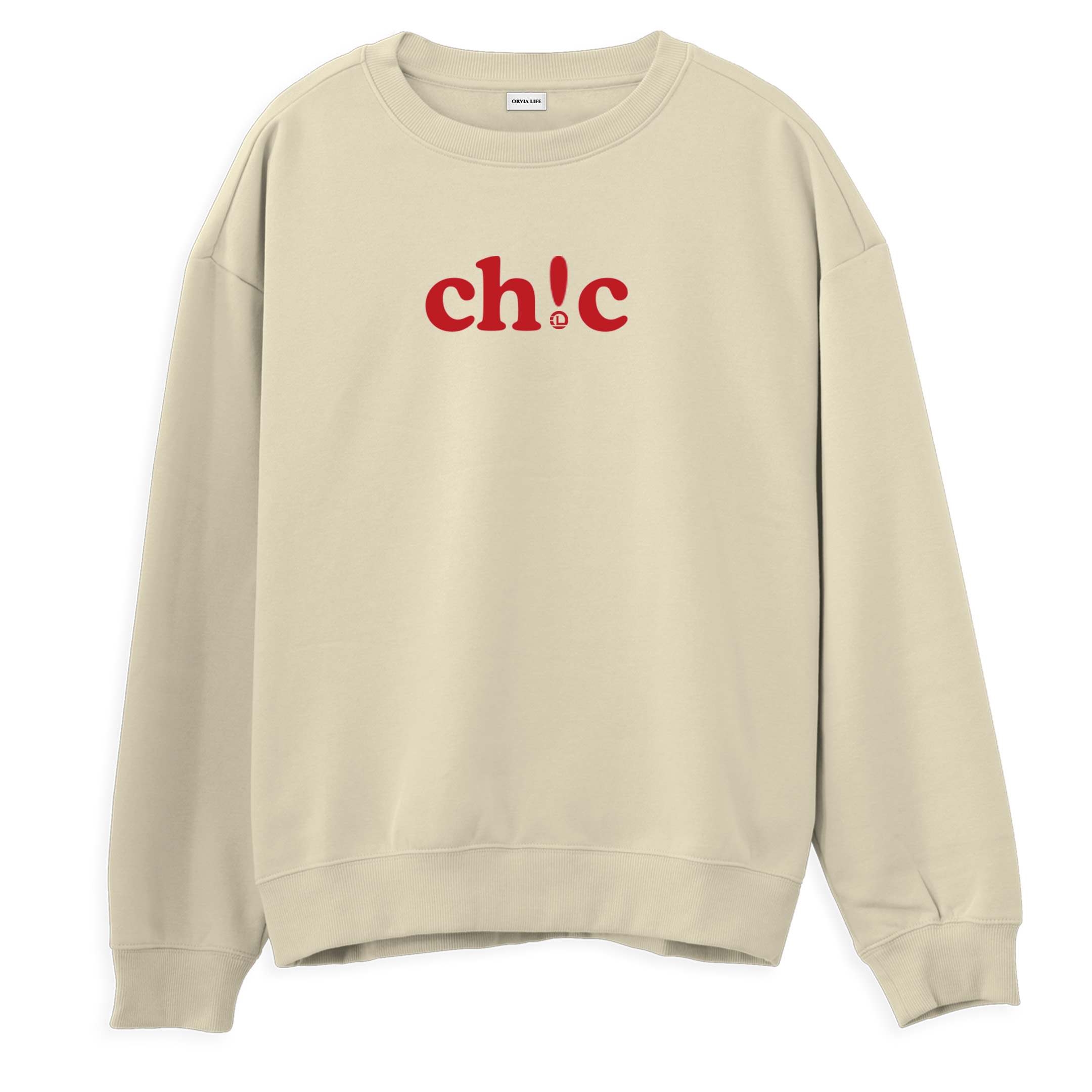 Ch!c%20-%20Regular%20Sweatshirt%20Krem