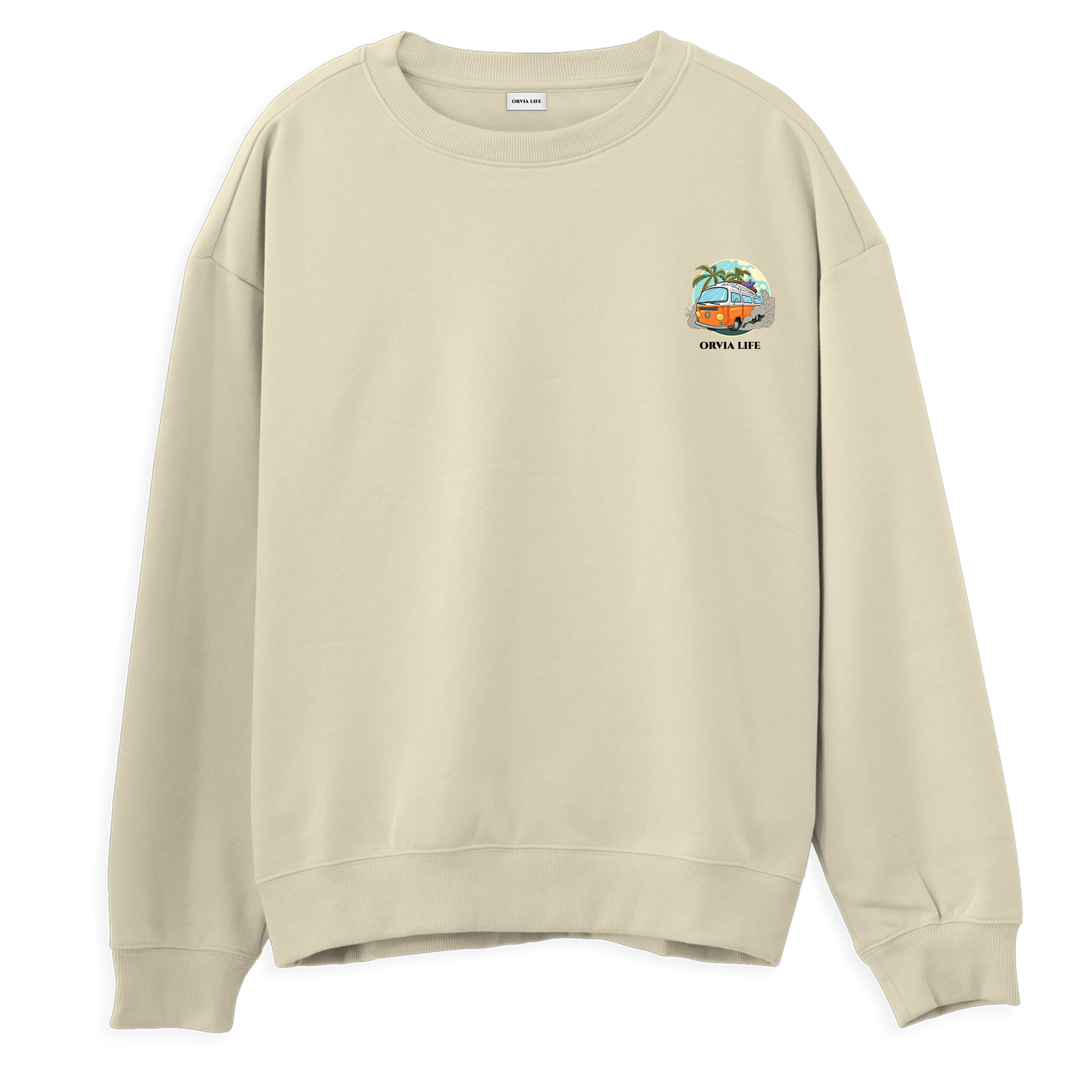 Caravan%20-%20Regular%20Sweatshirt%20Krem