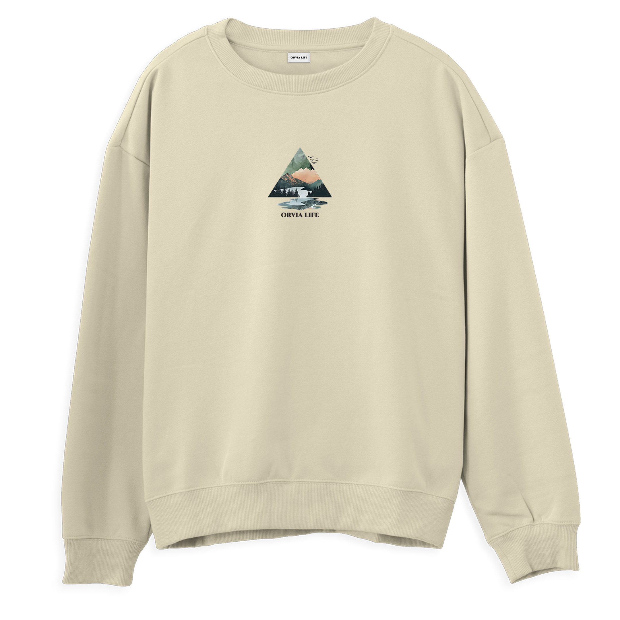 Mountain%20-%20Regular%20Sweatshirt%20Krem