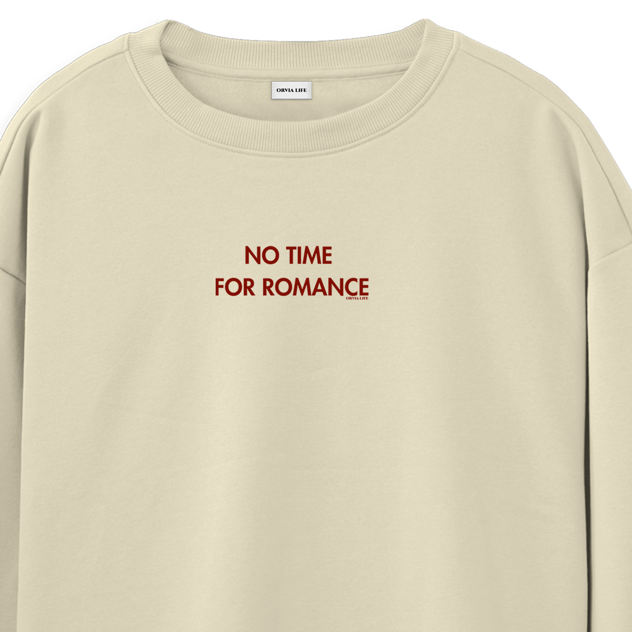 No%20Time%20For%20Romance%20-%20Regular%20Sweatshirt%20Krem