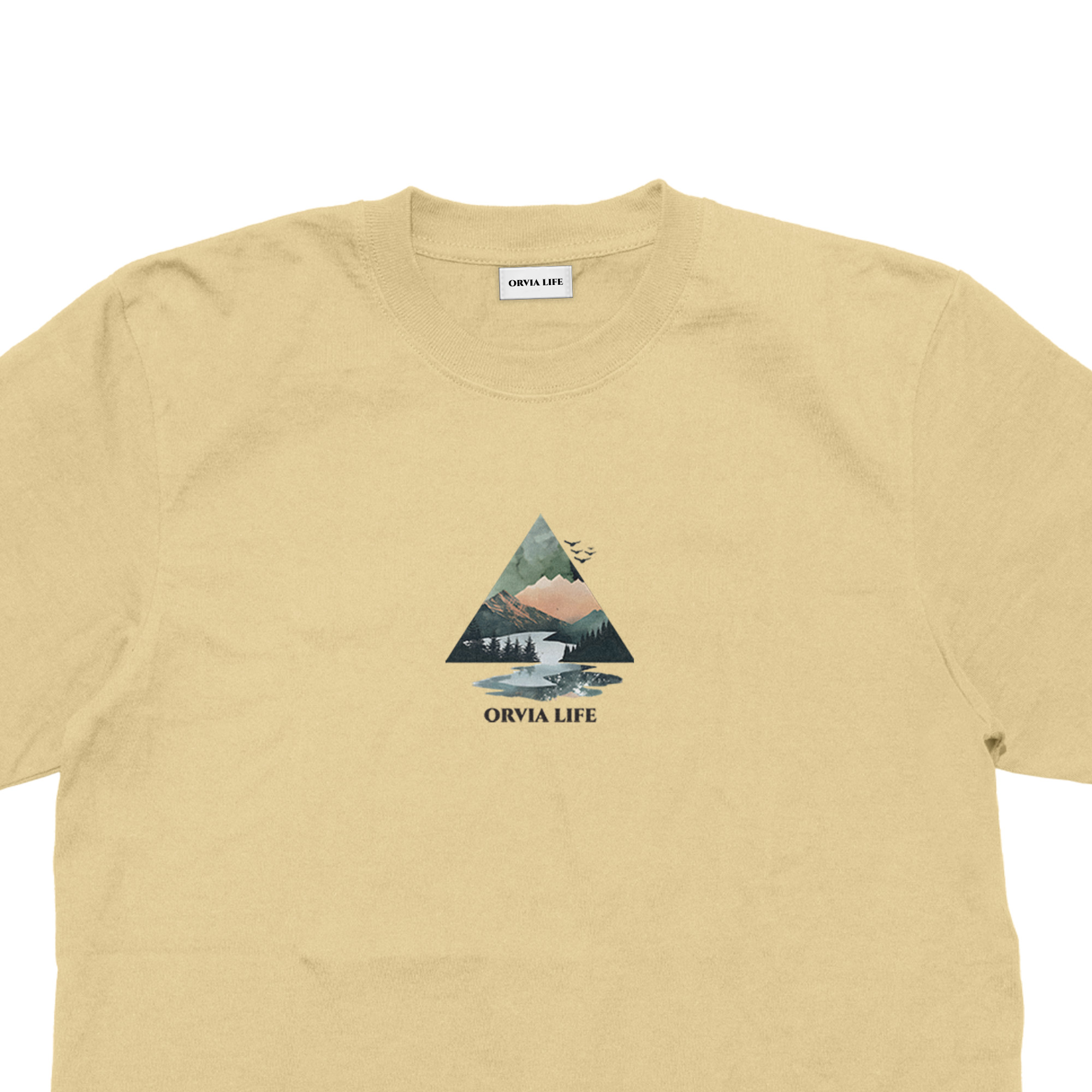 Mountain%20-%20Çocuk%20T-shirt%20Krem