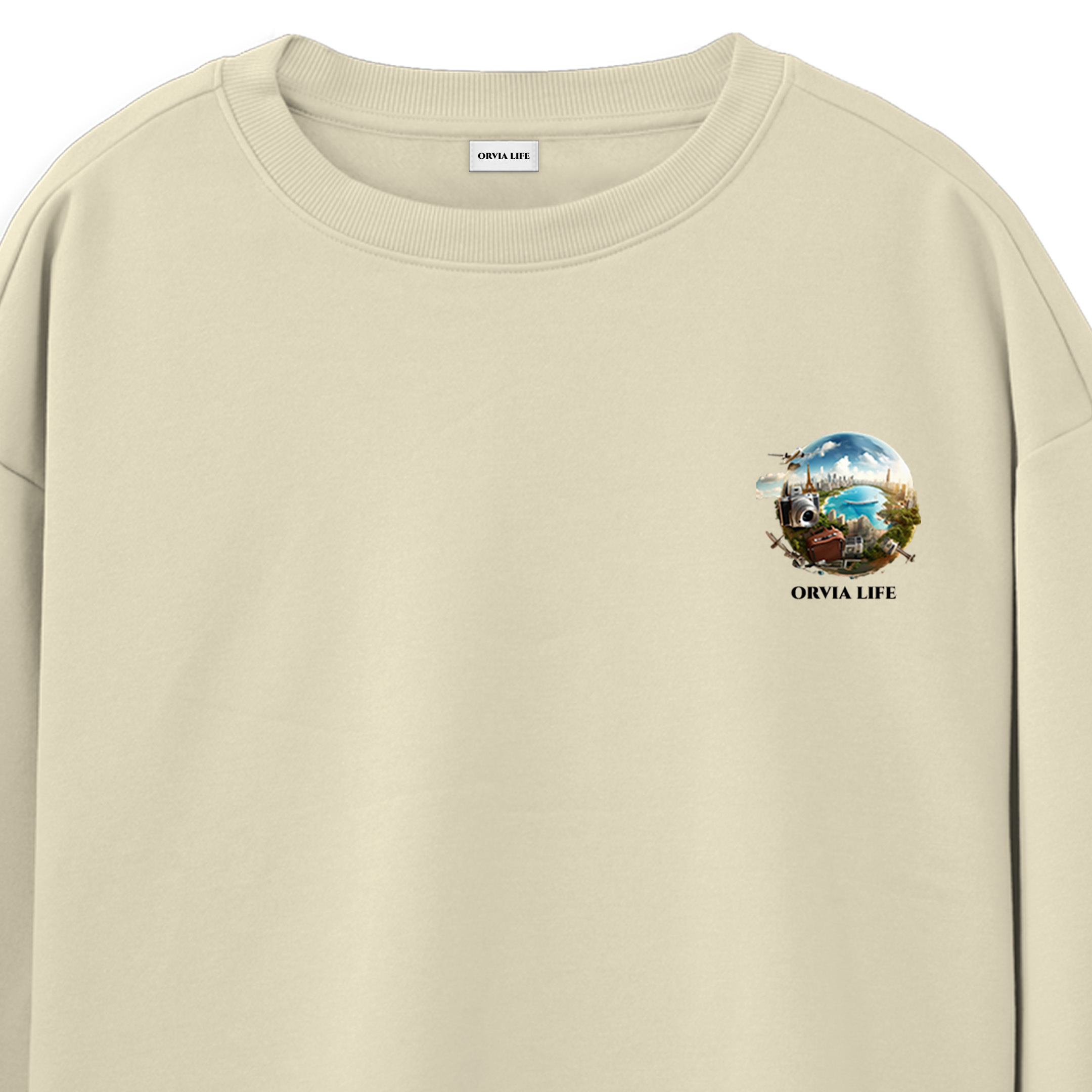 Travel%20-%20Regular%20Sweatshirt%20Krem