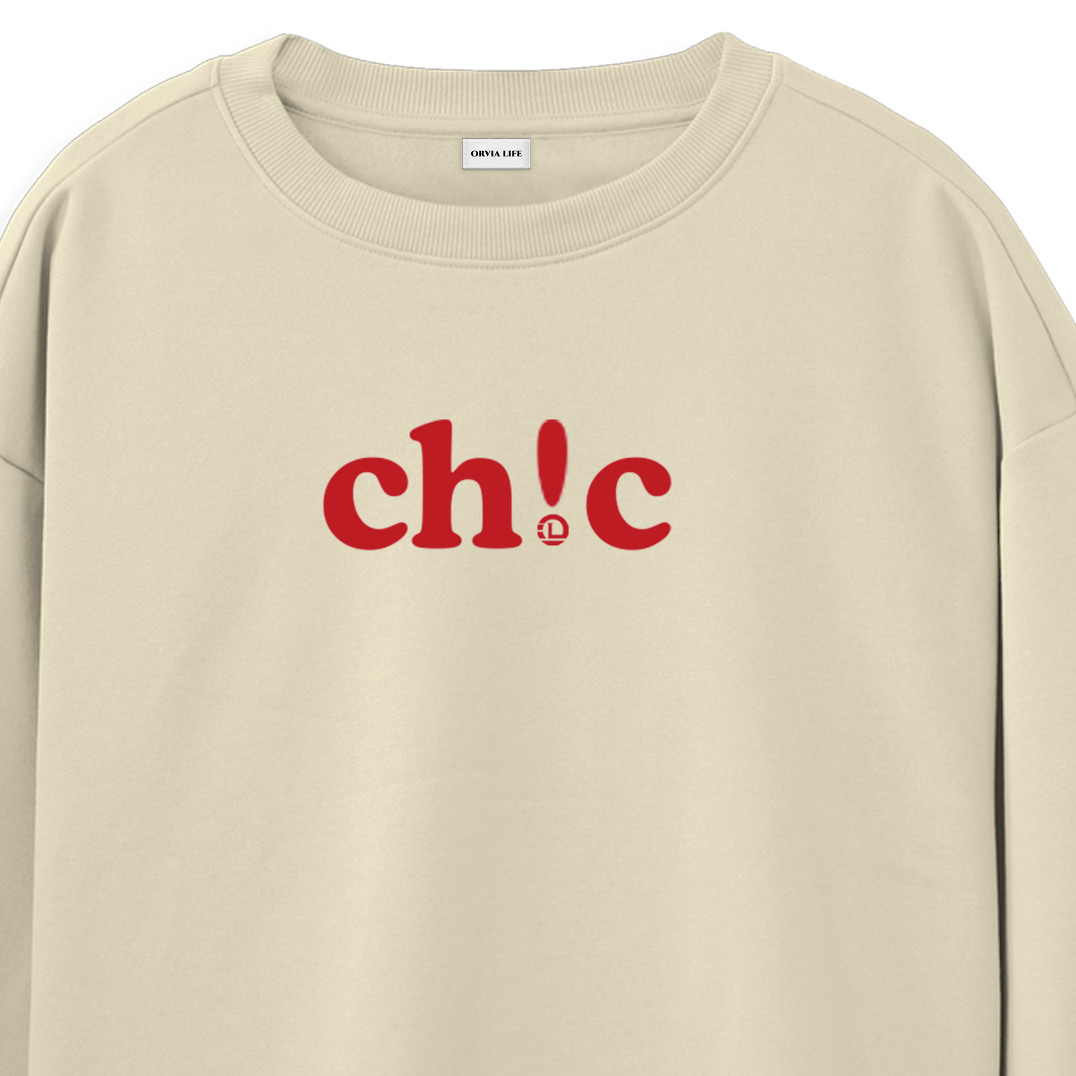 Ch!c%20-%20Regular%20Sweatshirt%20Krem