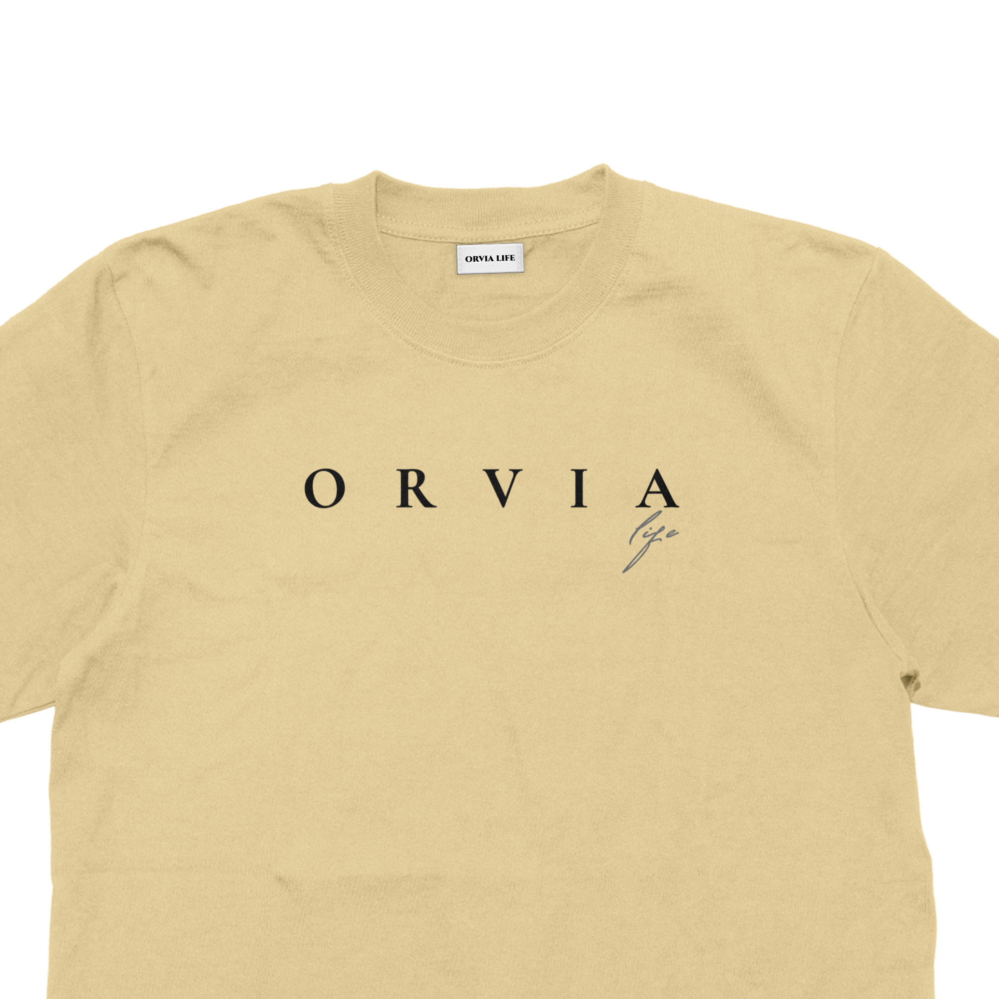 Orvialife%20-%20Çocuk%20T-shirt%20Krem