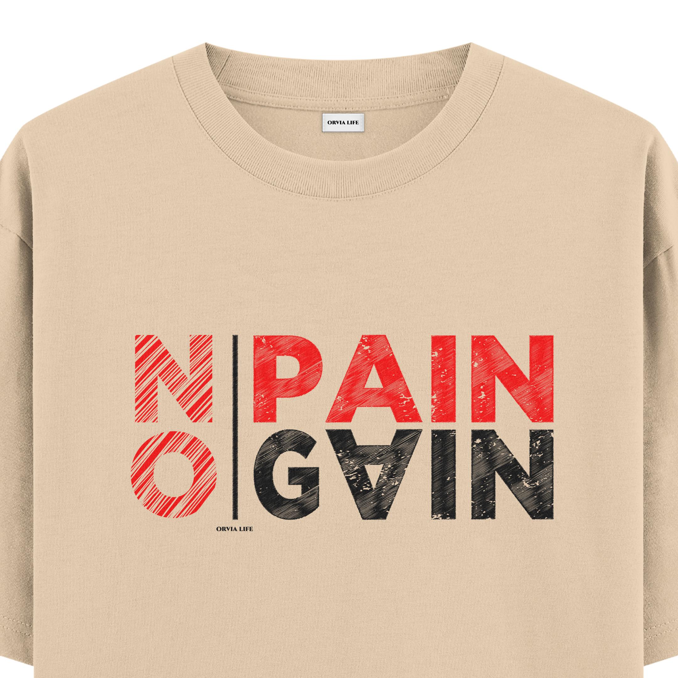 No%20Pain%20No%20Gain%20-%20Oversize%20T-shirt%20Krem