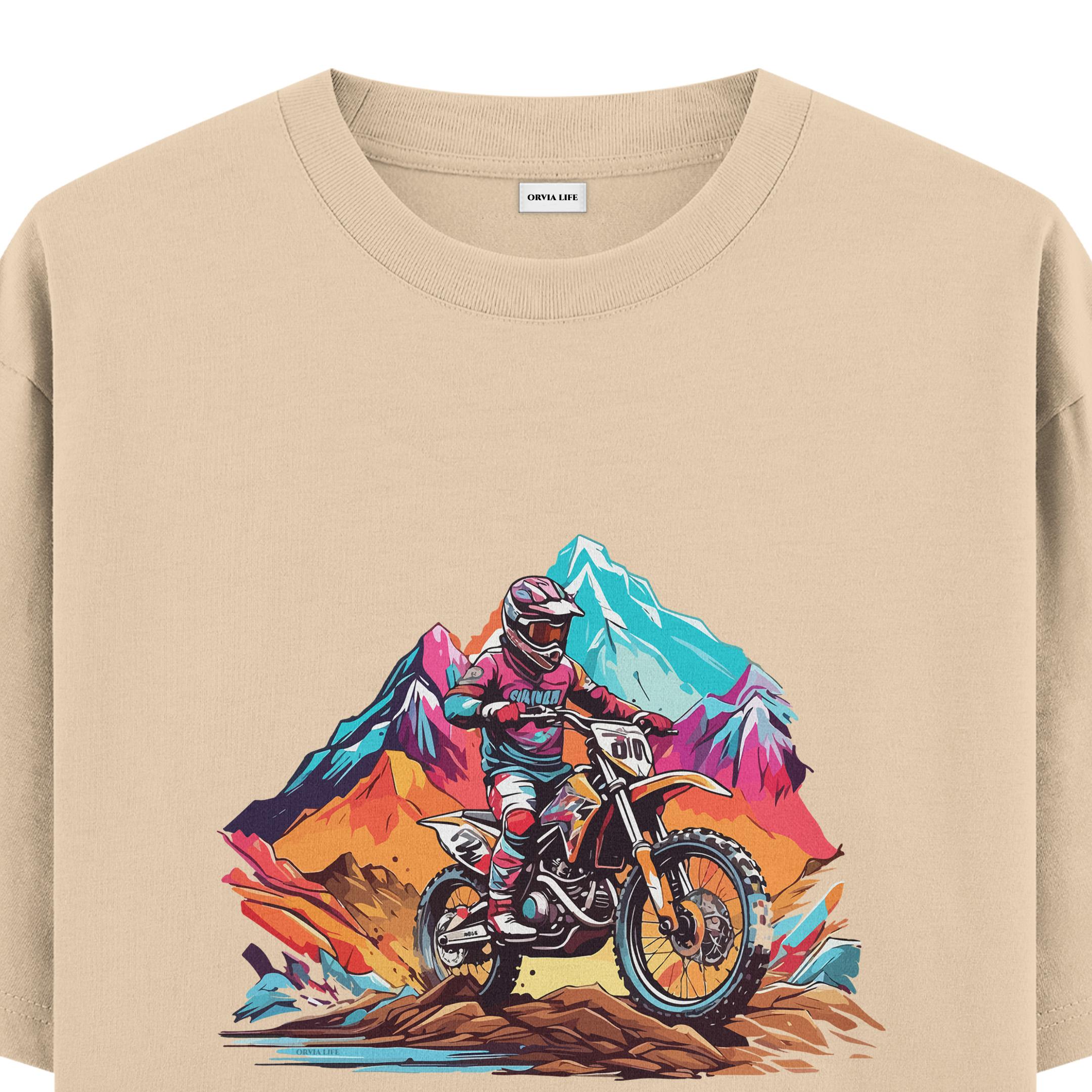 Cross%20Motocycle%20-%20Oversize%20T-shirt%20Krem