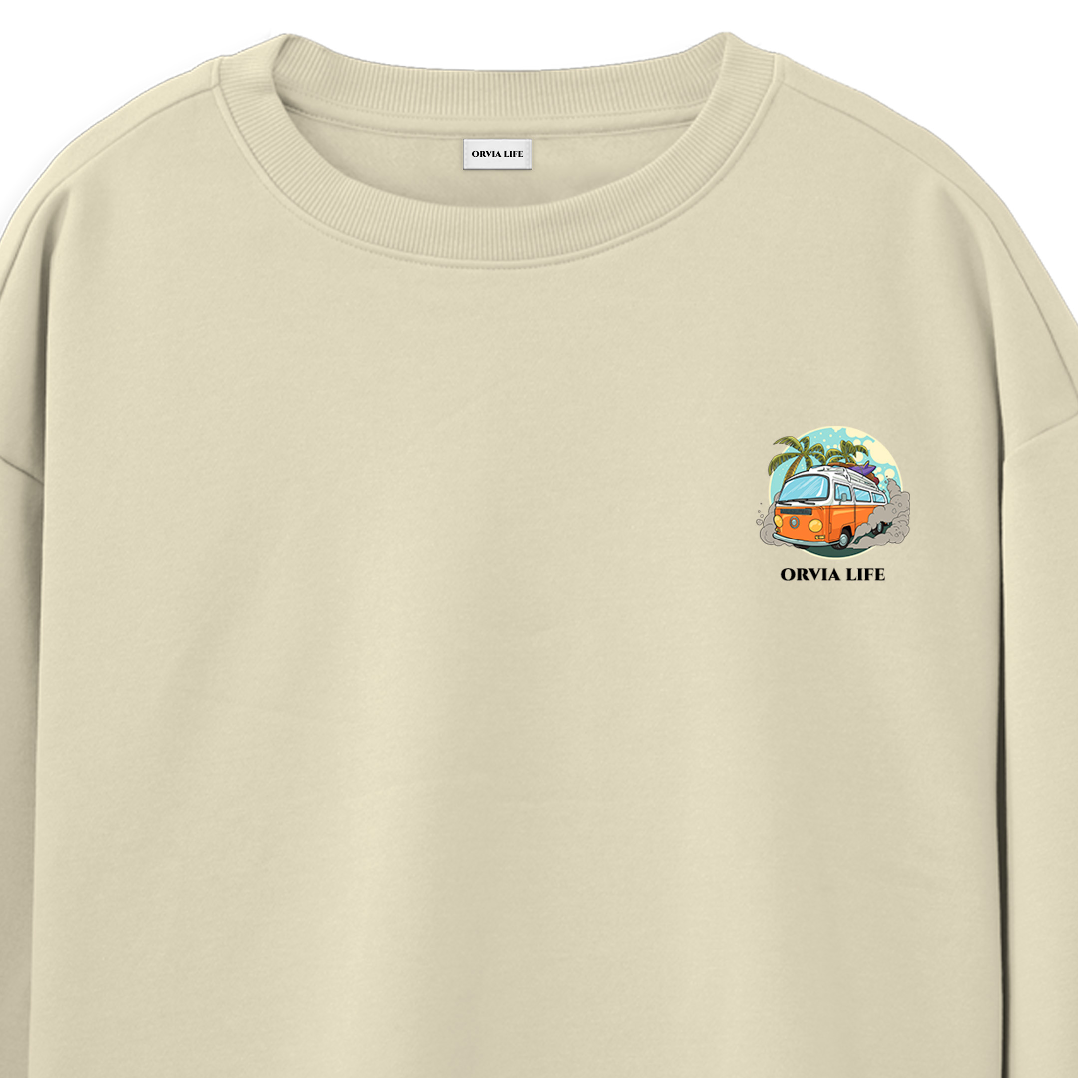 Caravan%20-%20Regular%20Sweatshirt%20Krem