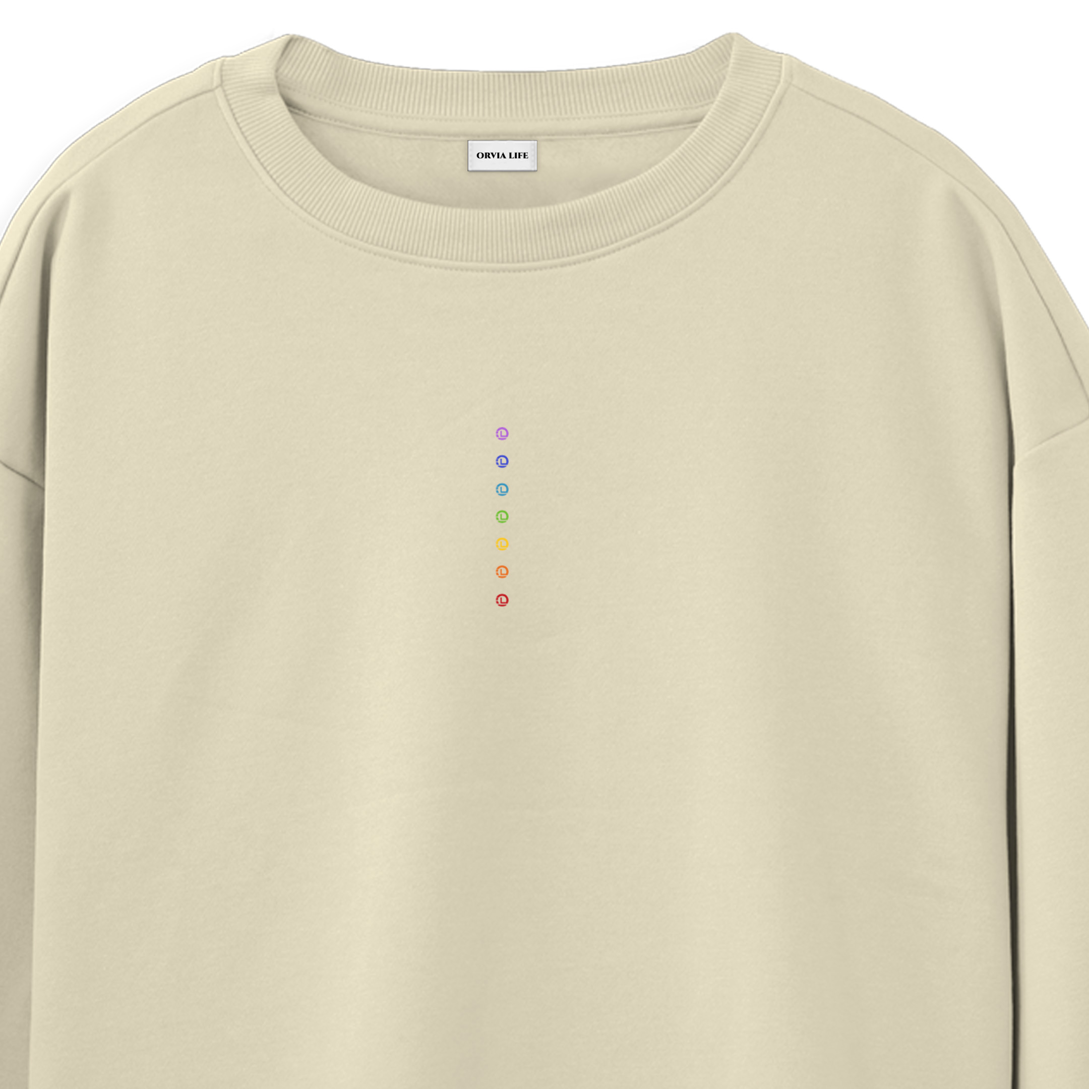 Chakra%20-%20Regular%20Sweatshirt%20Krem