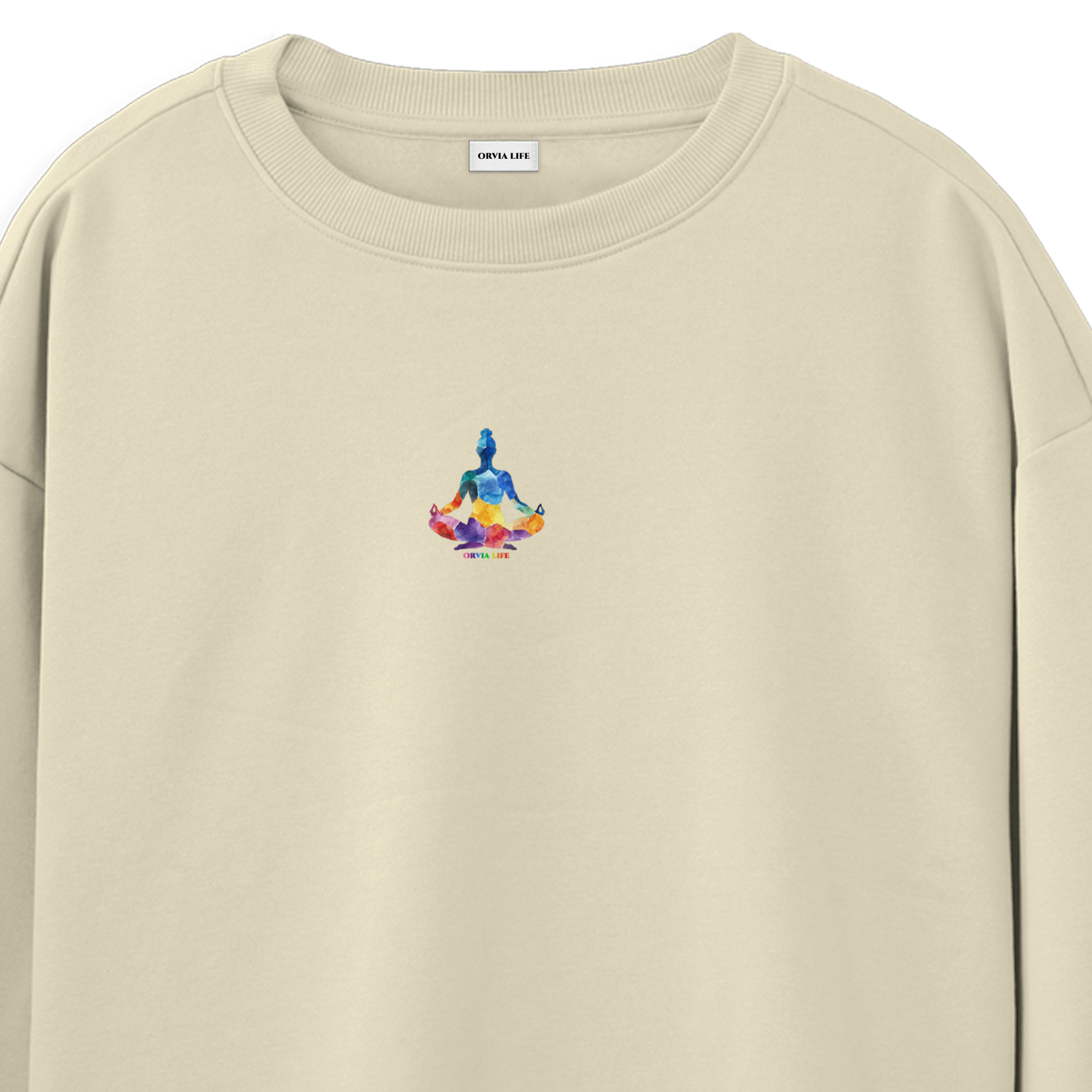 Meditation%20Chakra%20-%20Regular%20Sweatshirt%20Krem