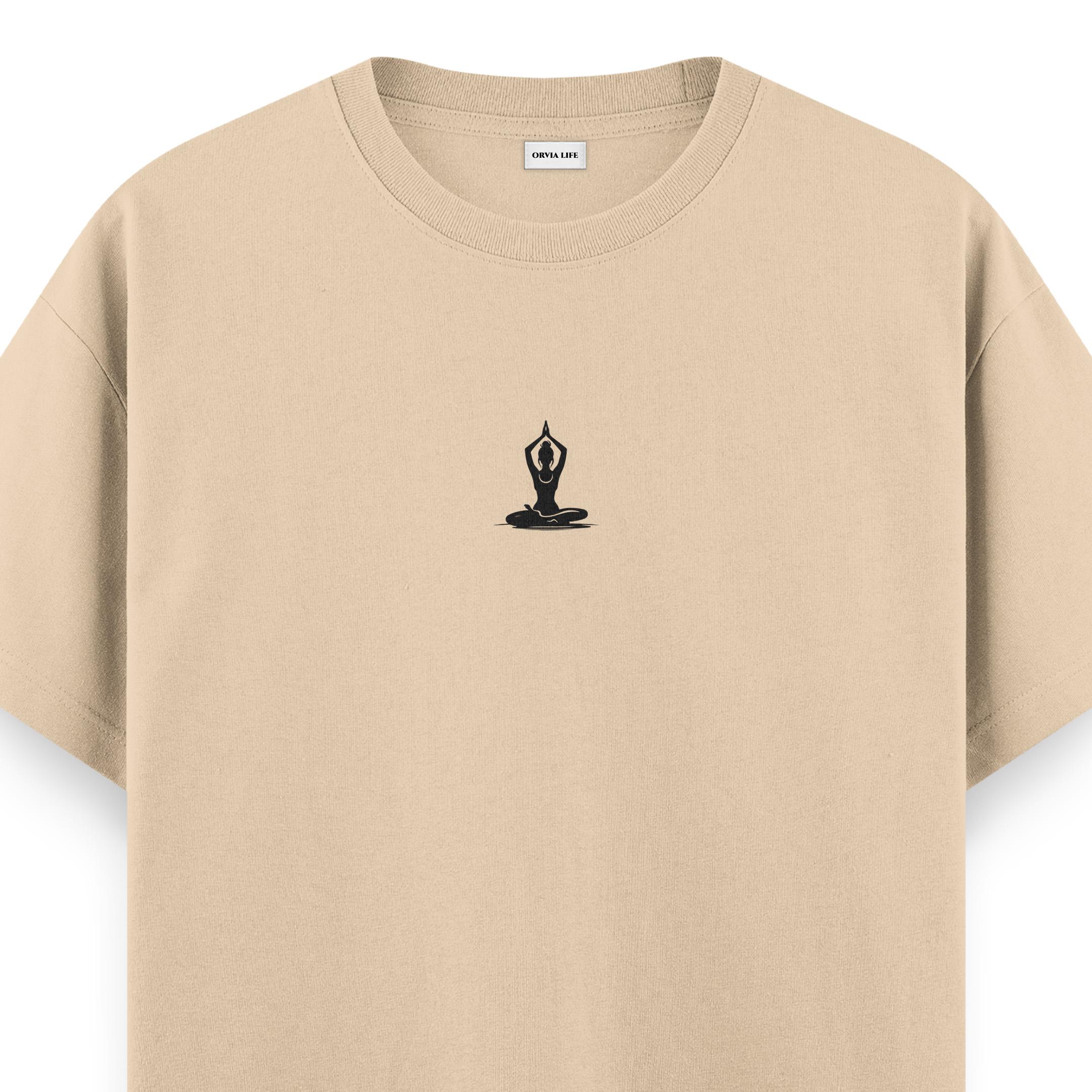 Sukhasana%20-%20Regular%20T-shirt%20Krem