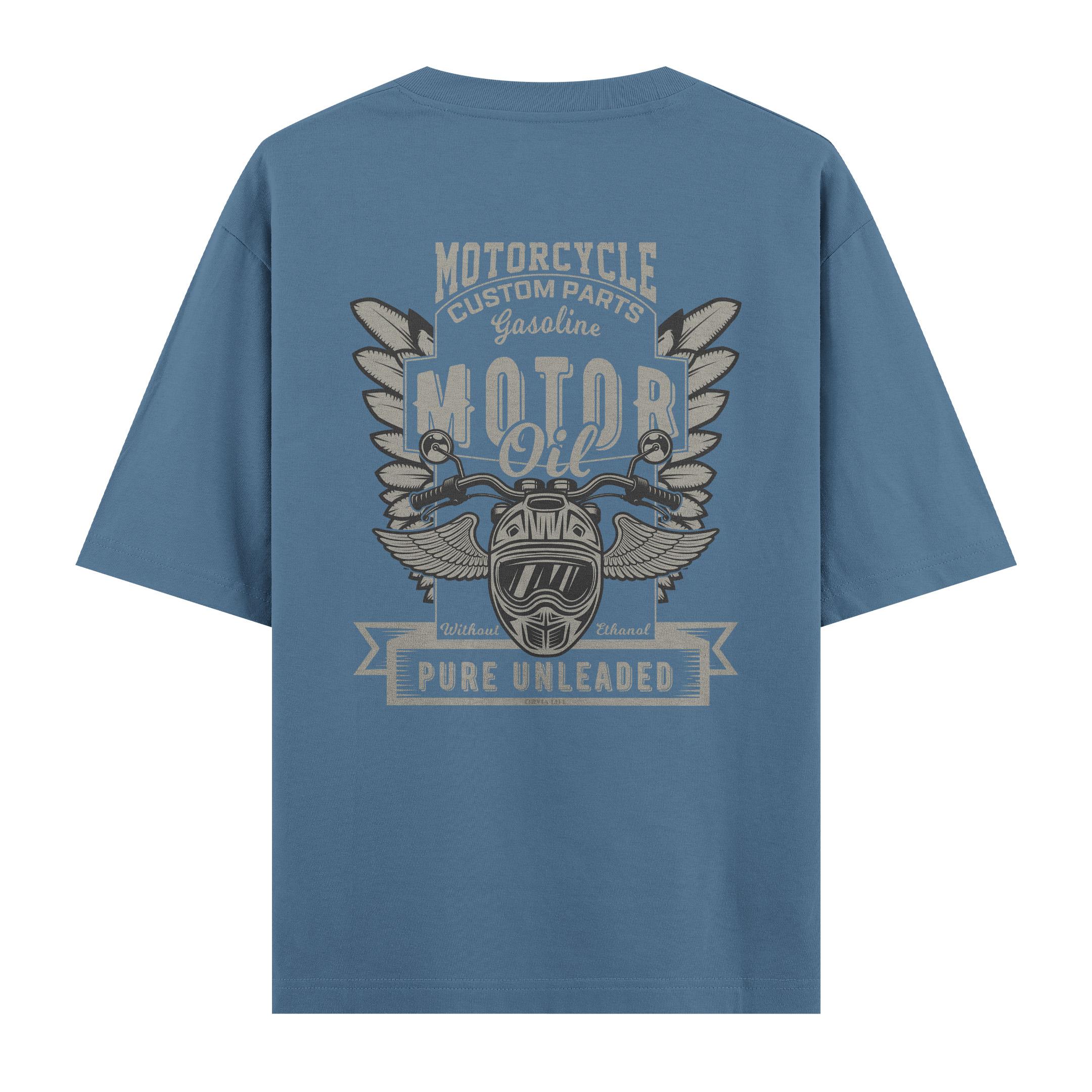 Motorcycle%20Custom%20Parts%20-%20Oversize%20T-shirt%20Antrasit%20Mavi