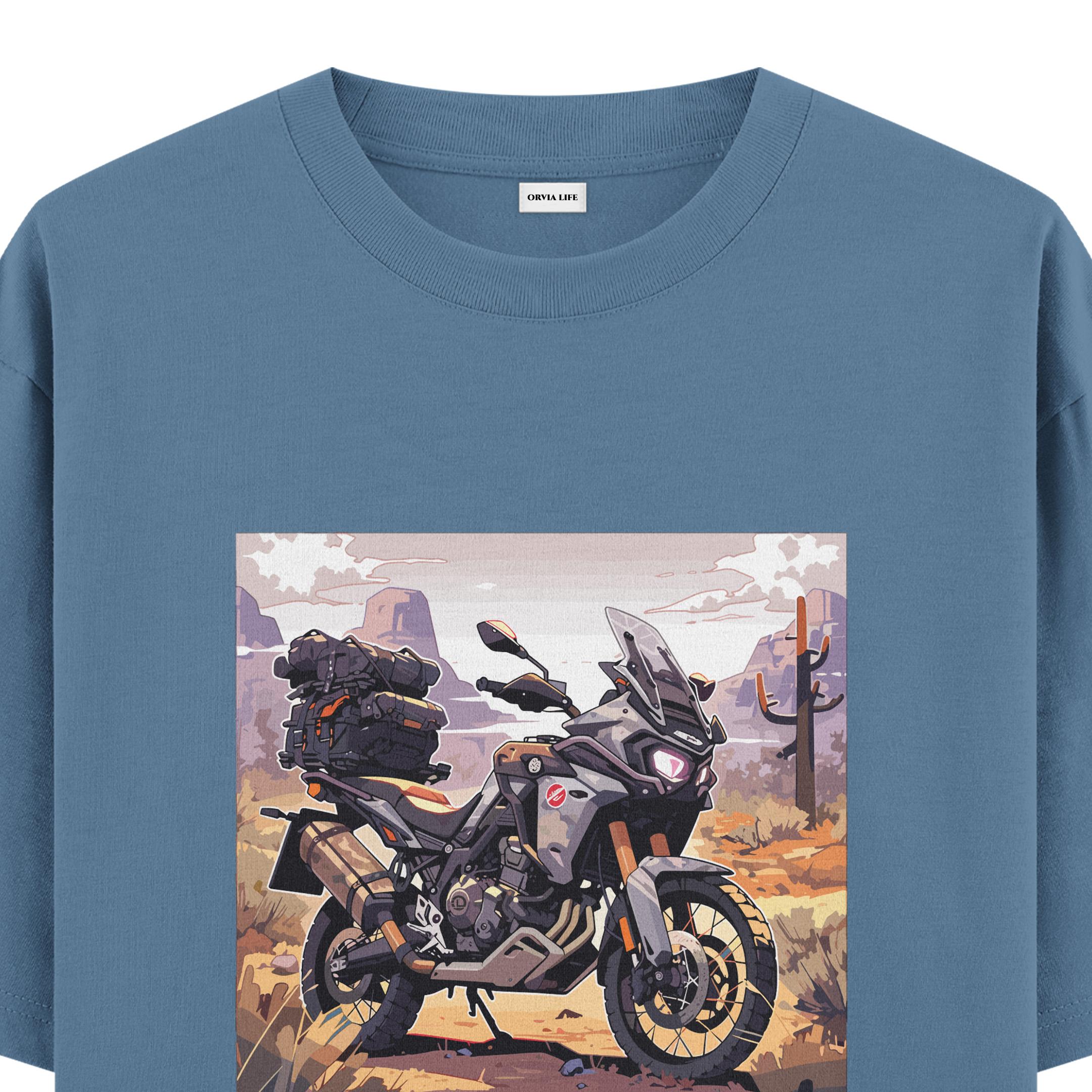 Adventure%20Sport%20-%20Oversize%20T-shirt%20Antrasit%20Mavi