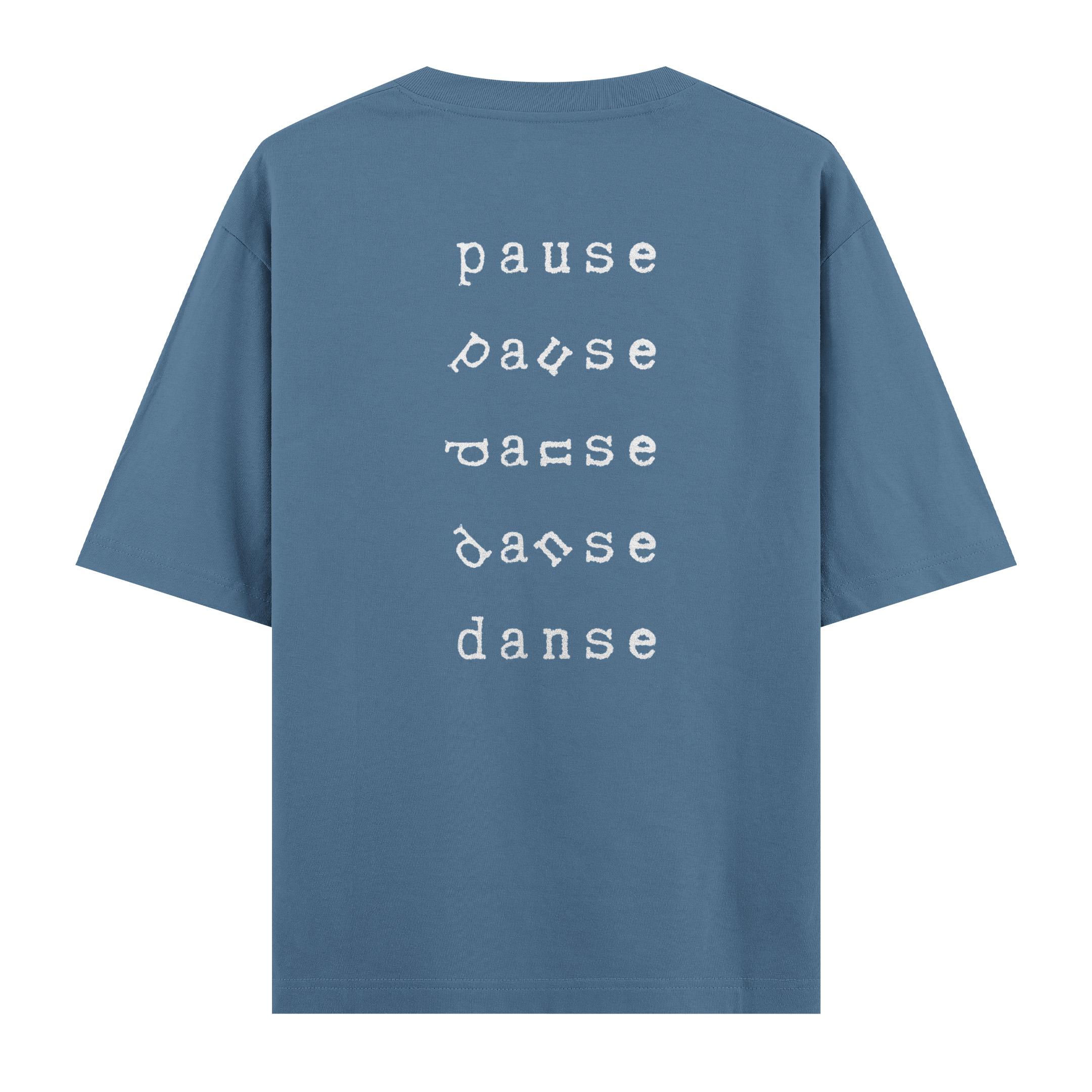 Danse%20-%20Oversize%20T-shirt%20Antrasit%20Mavi