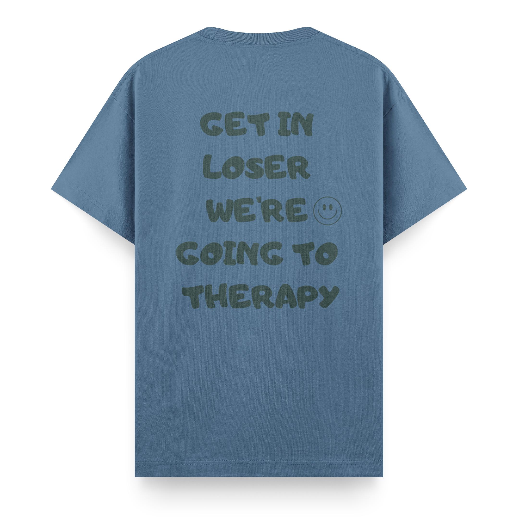 Therapy%20-%20Regular%20T-shirt%20Antrasit%20Mavi