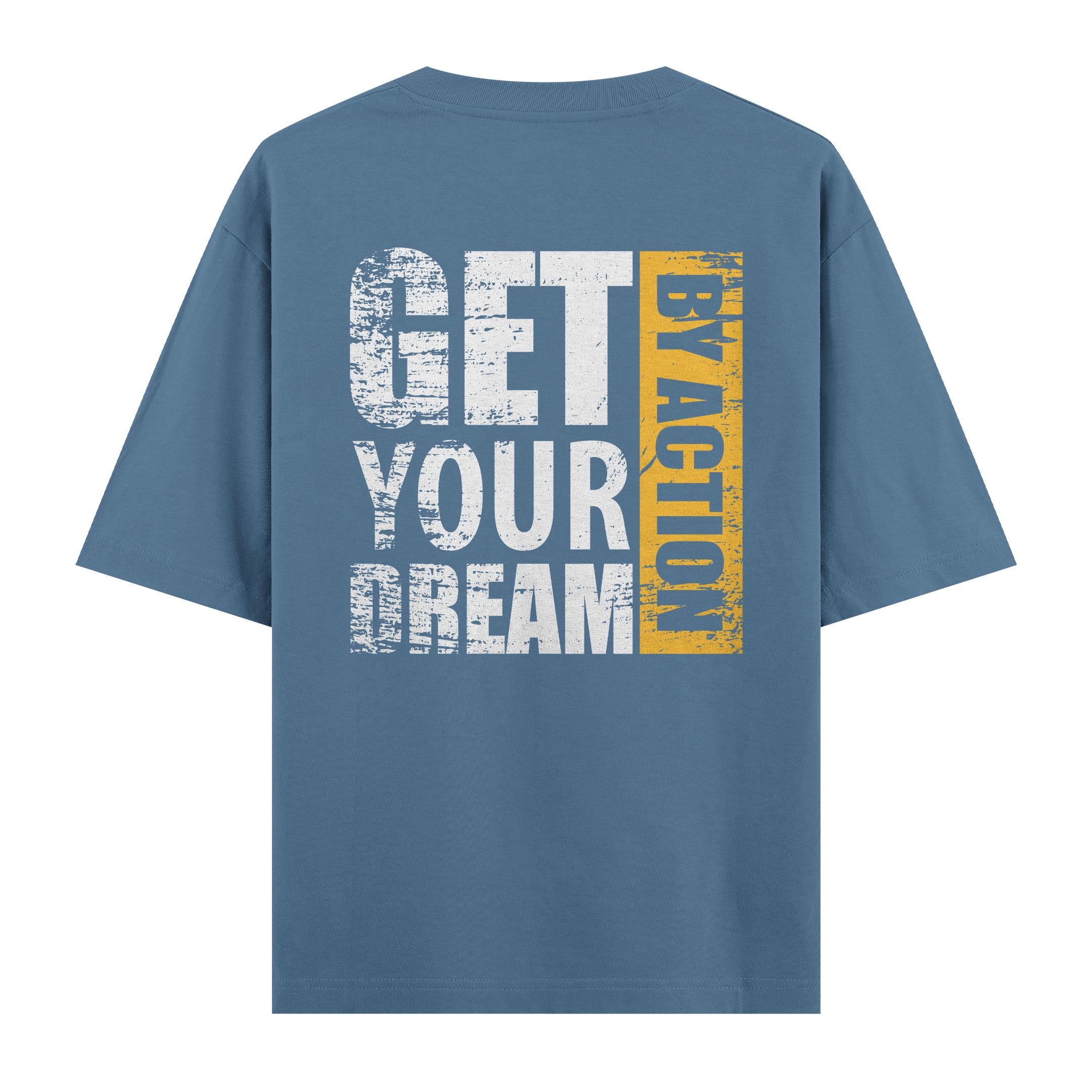 Get%20Your%20Dream%20By%20Action%20-%20Oversize%20T-shirt%20Antrasit%20Mavi