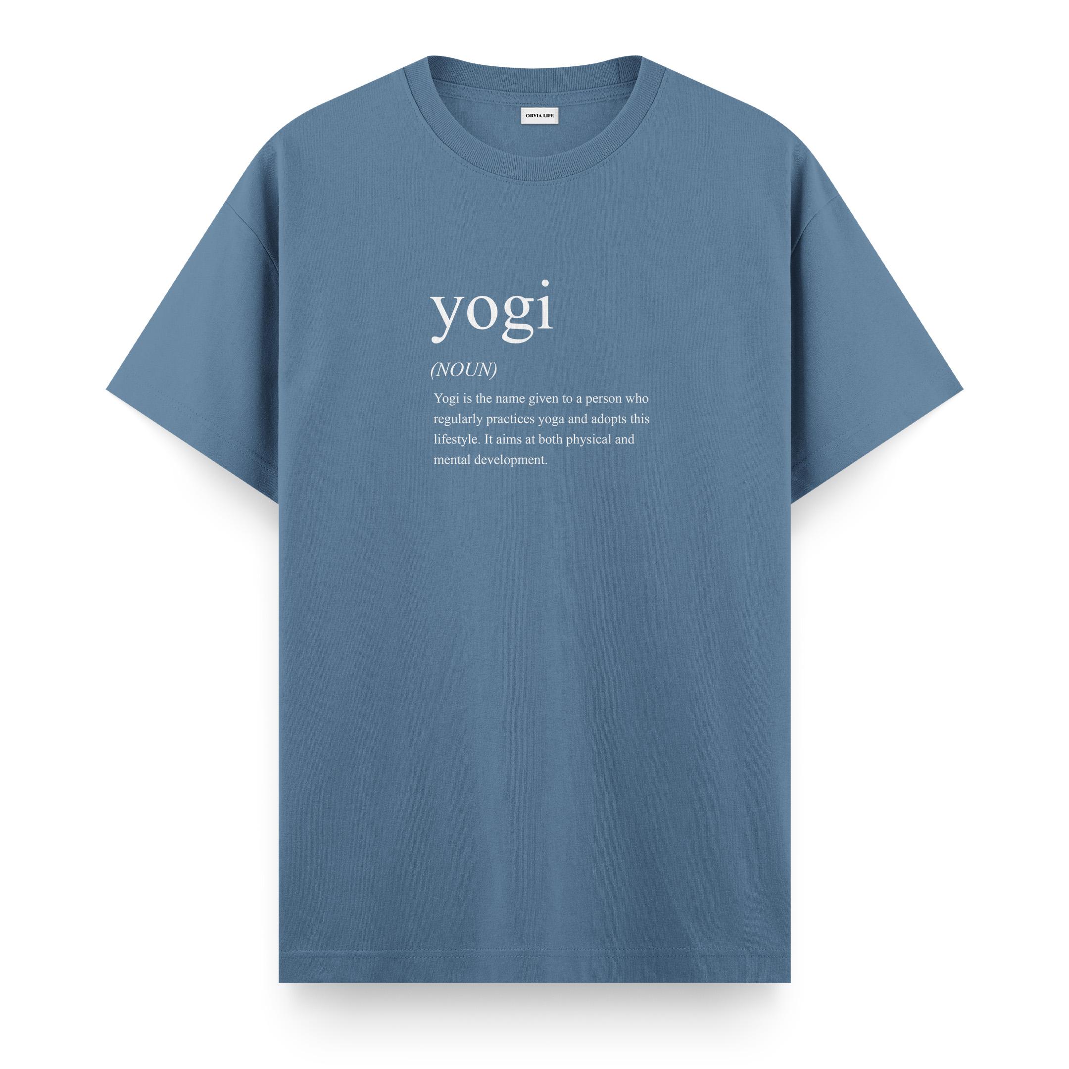 Yogi%20-%20Regular%20T-shirt%20Antrasit%20Mavi