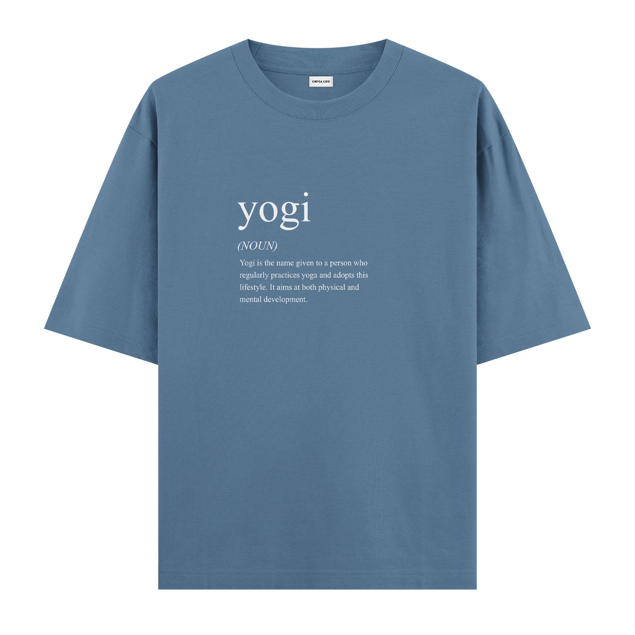 Yogi%20-%20Oversize%20T-shirt%20Antrasit%20Mavi